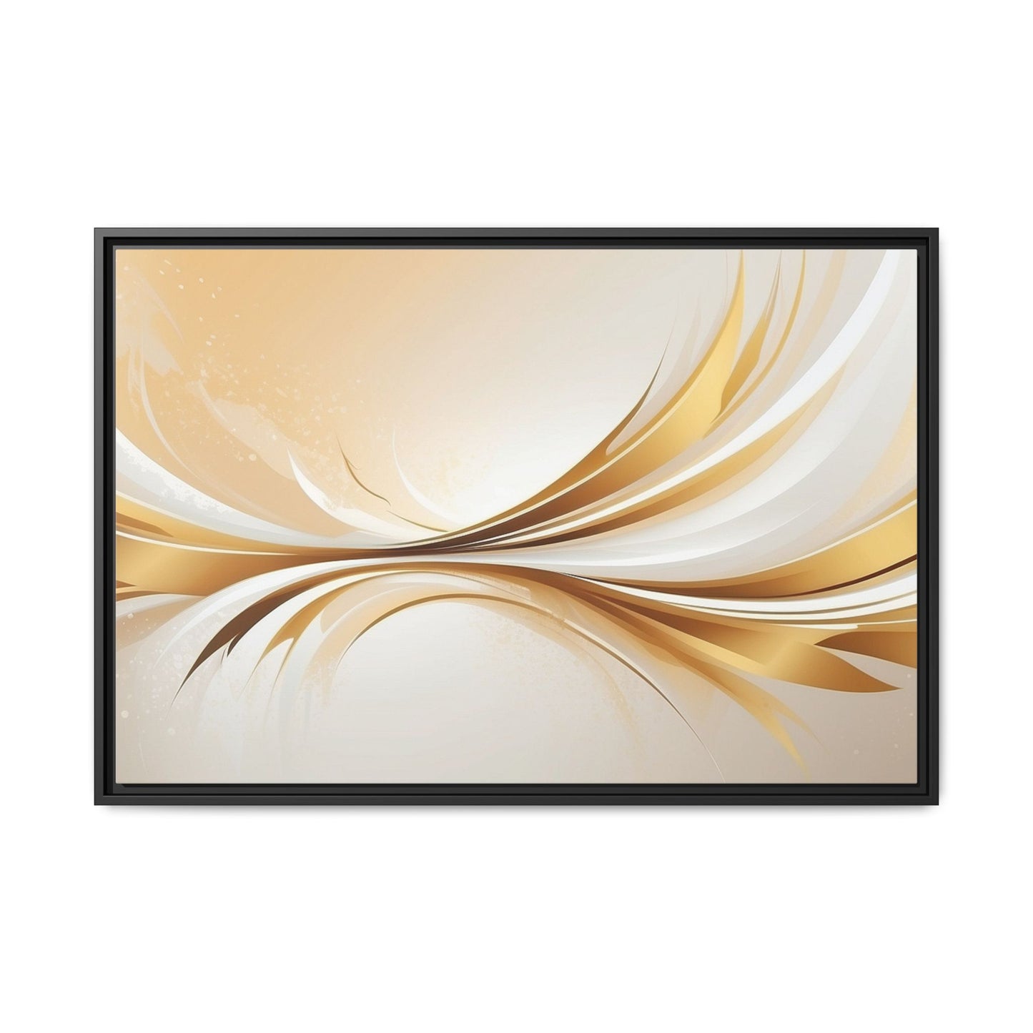 Modern Abstract Wall Art - Framed Matte Canvas Decor