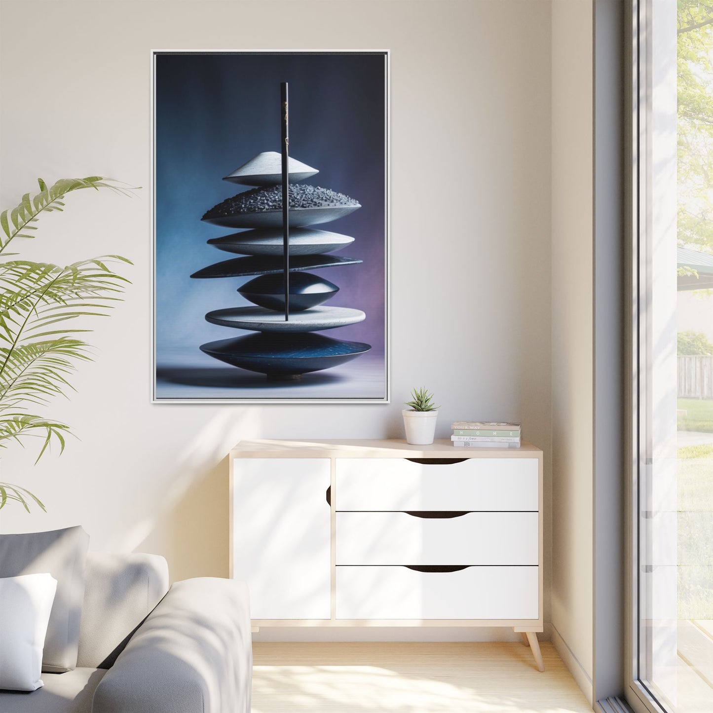 Matte Canvas, Framed (Multi-color)