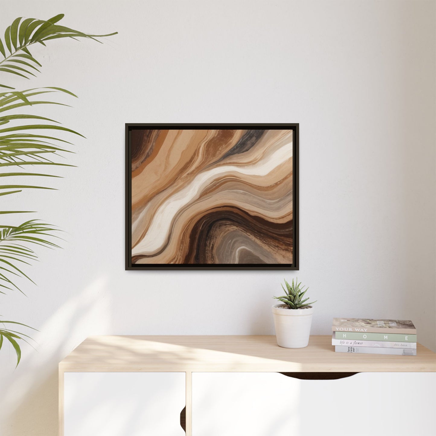 Matte Canvas, Framed (Multi-color)