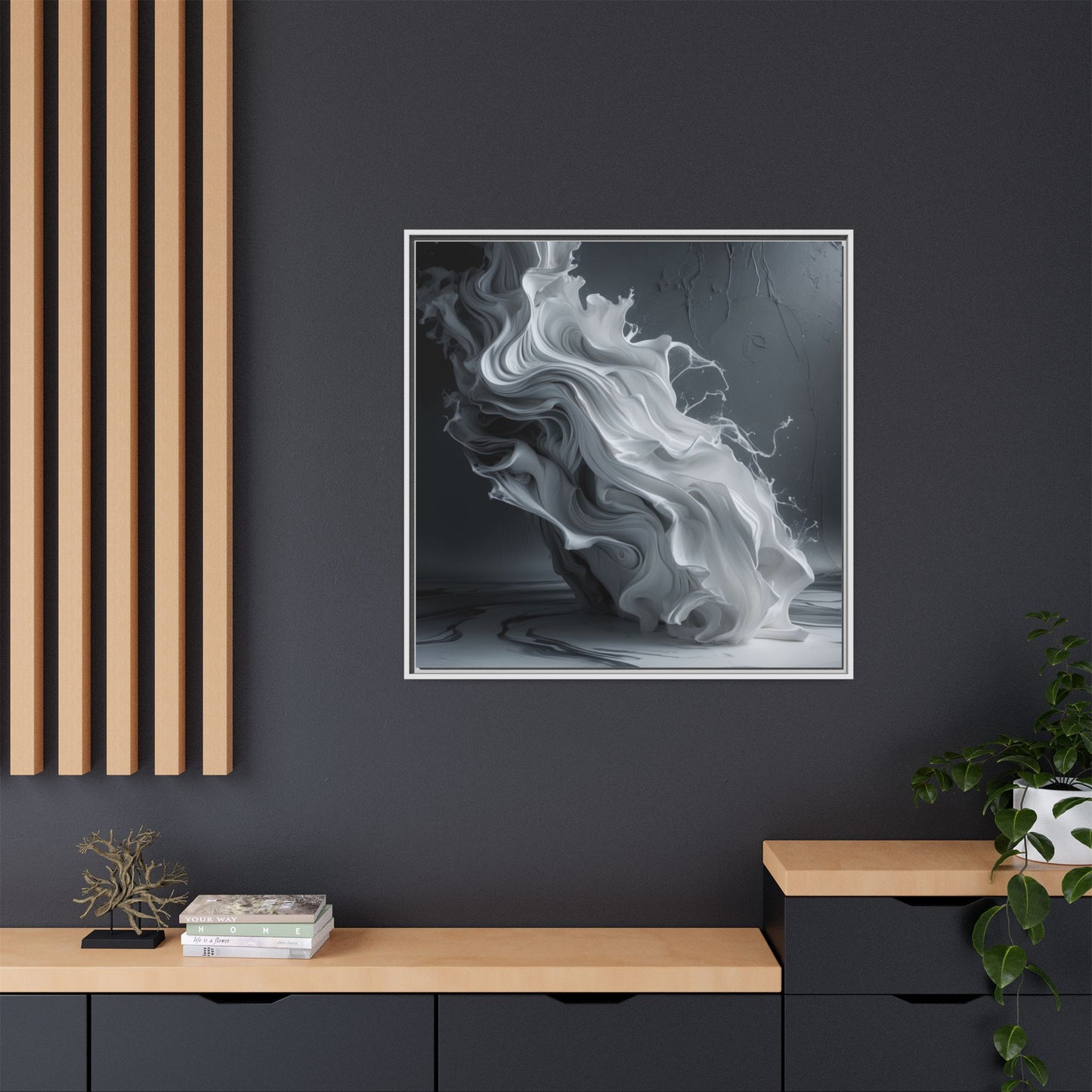 Matte Canvas, Framed (Multi-color)