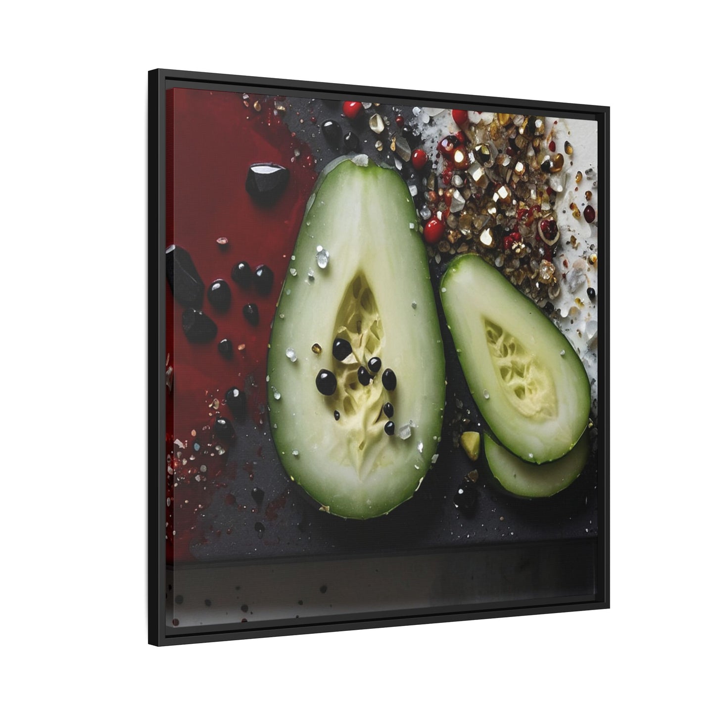 Matte Canvas, Framed (Multi-color)