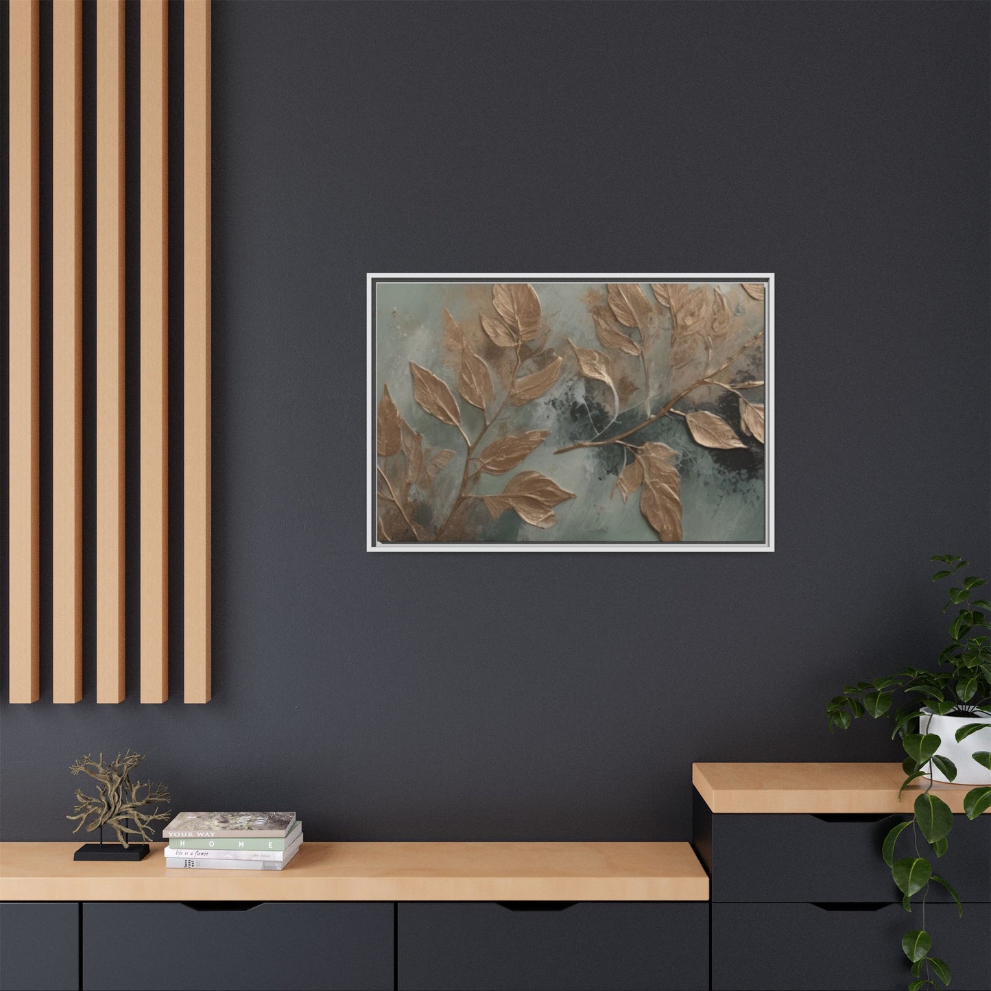 Matte Canvas, Framed (Multi-color)