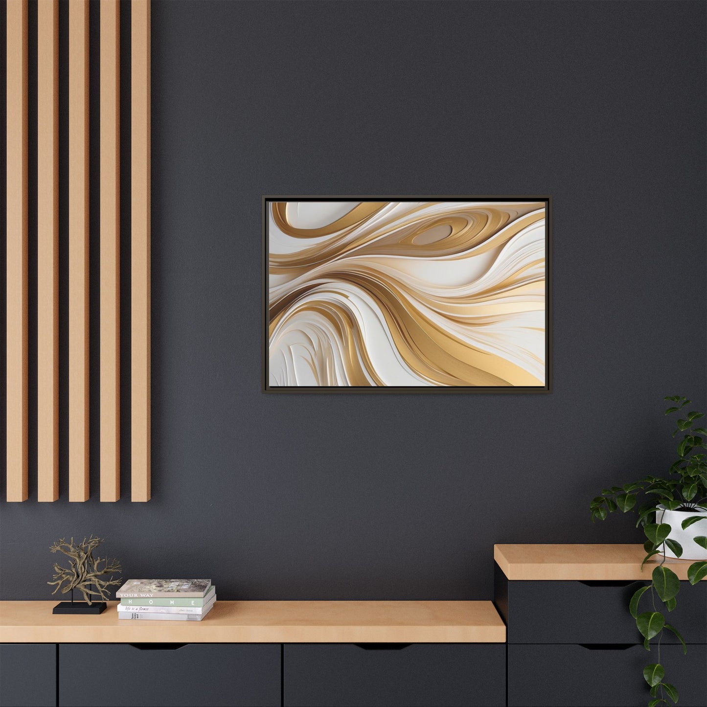 Matte Canvas, Framed (Multi-color)