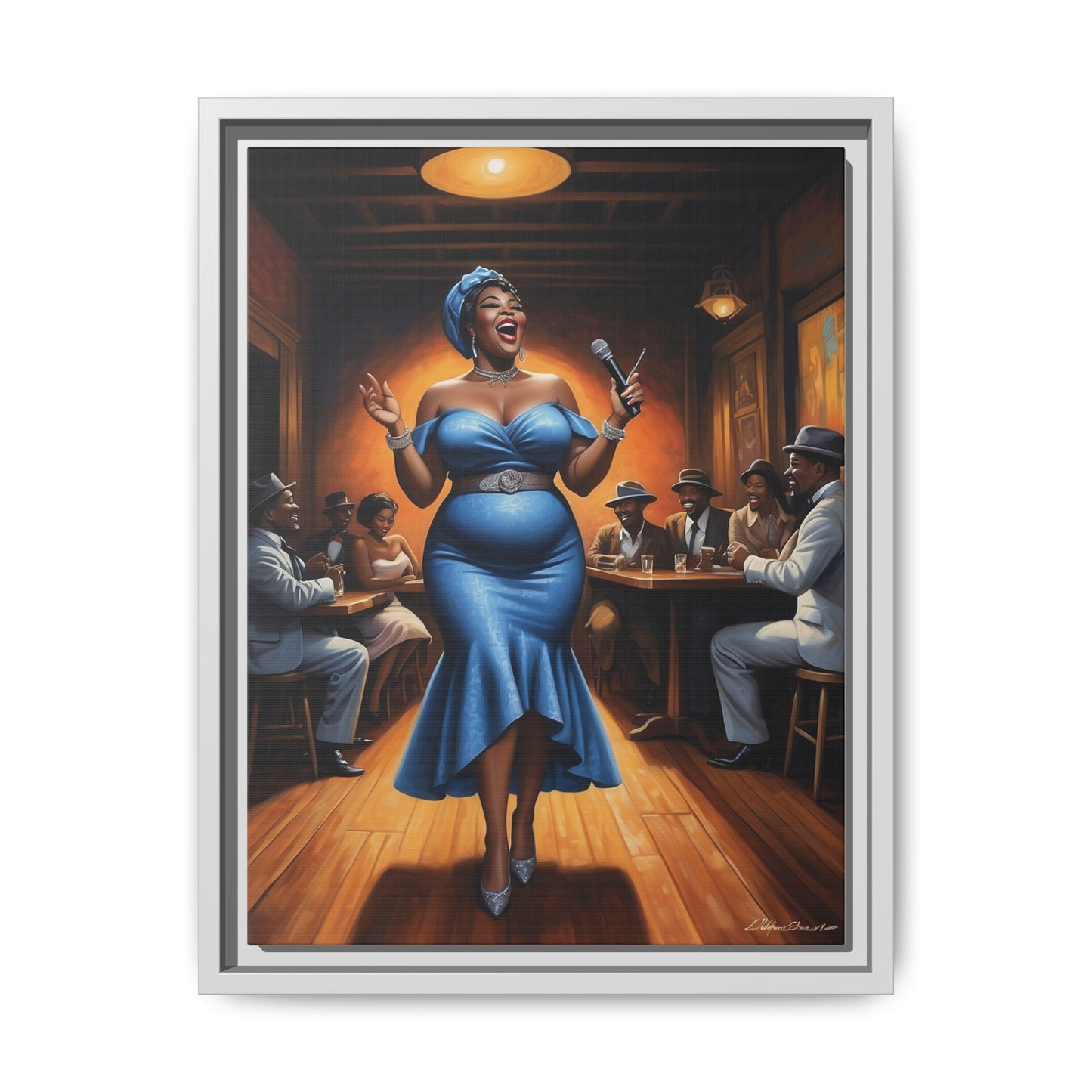 Matte Canvas, Framed (Multi-color)