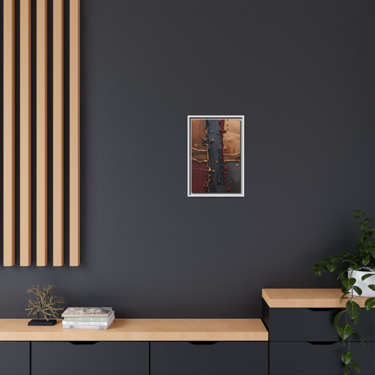 Matte Canvas, Framed (Multi-color)