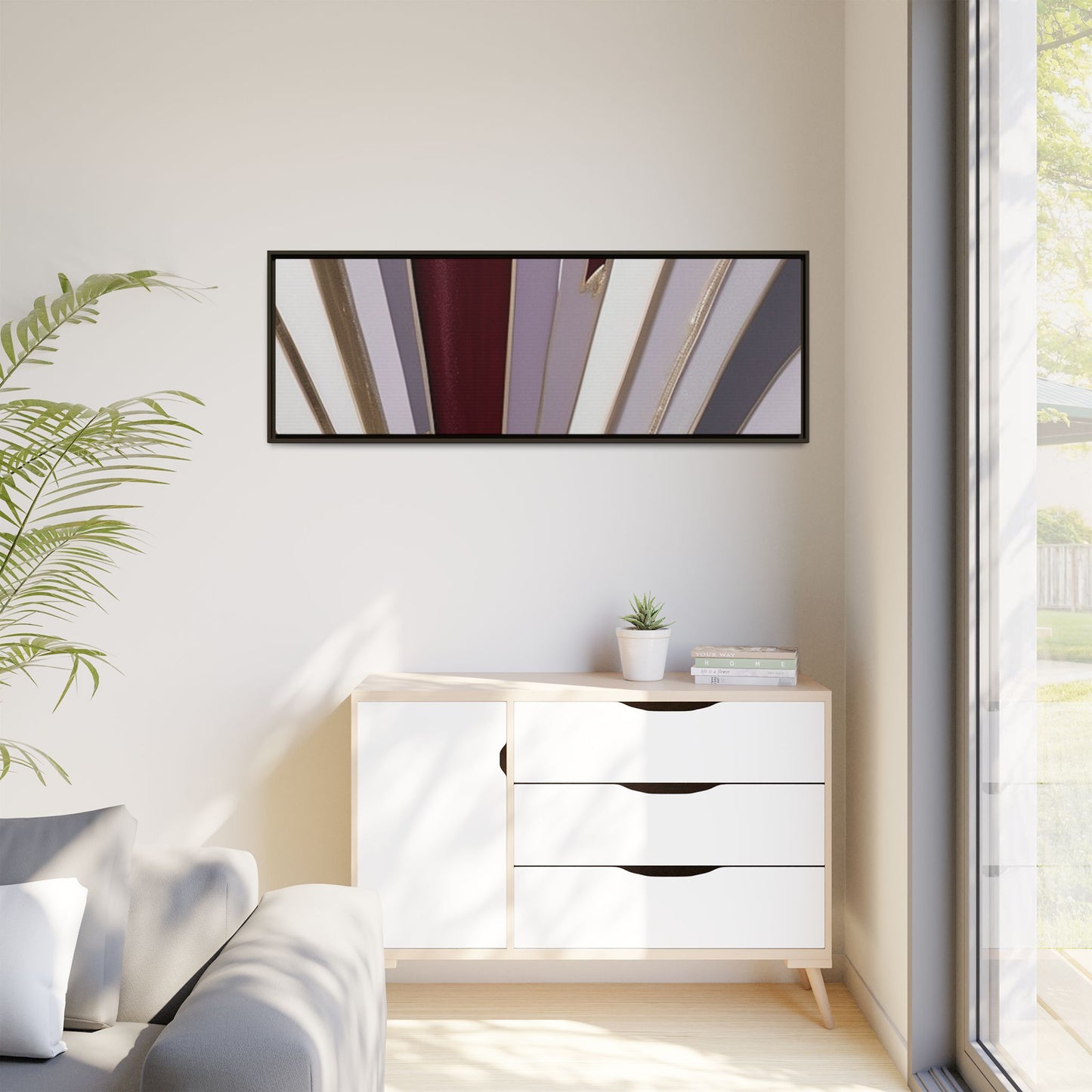 Matte Canvas, Framed (Multi-color)