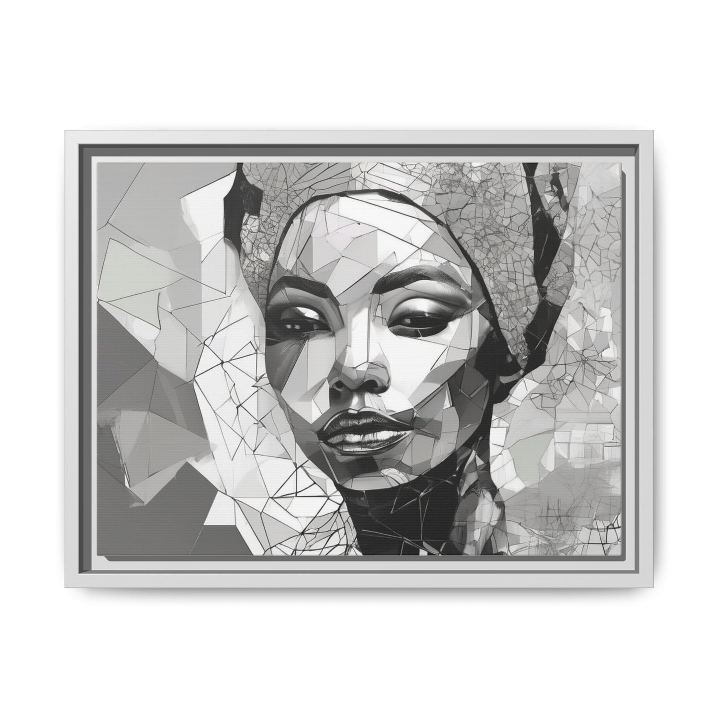 Fractured Grace: Portrait in Prism