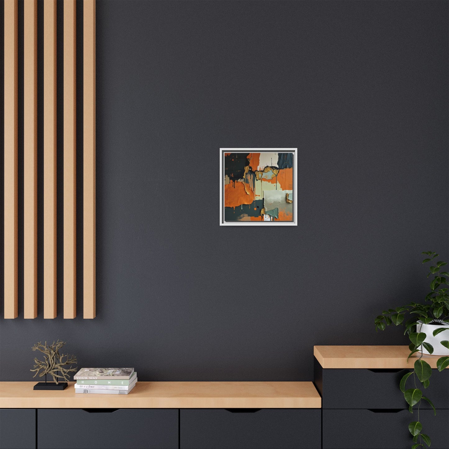 Matte Canvas, Framed (Multi-color)