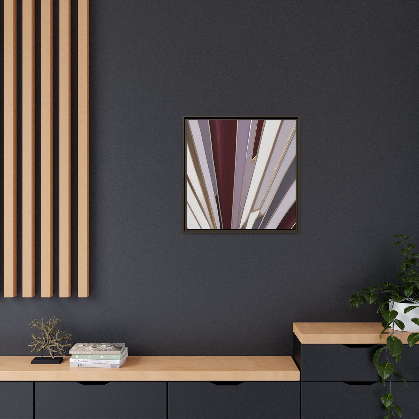 Matte Canvas, Framed (Multi-color)