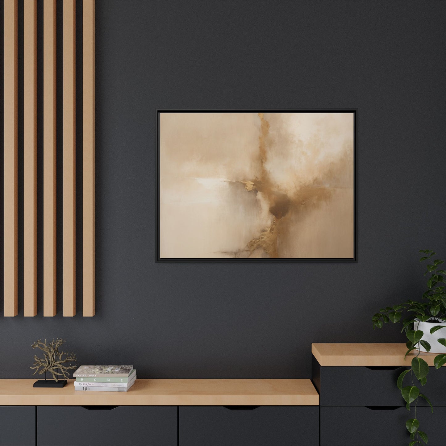 Matte Canvas, Framed (Multi-color)