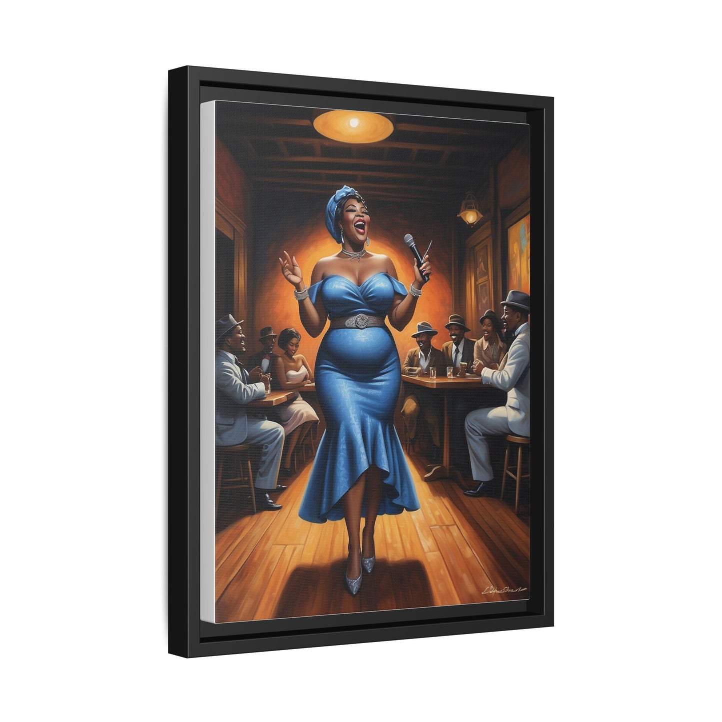 Matte Canvas, Framed (Multi-color)