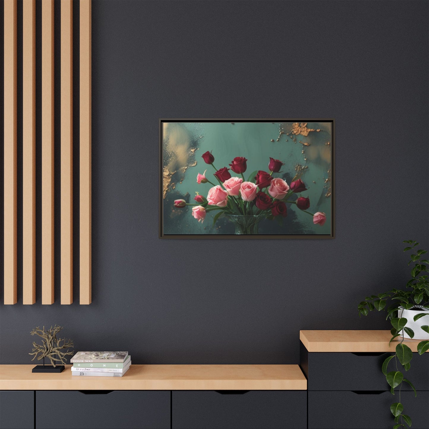 Matte Canvas, Framed (Multi-color)
