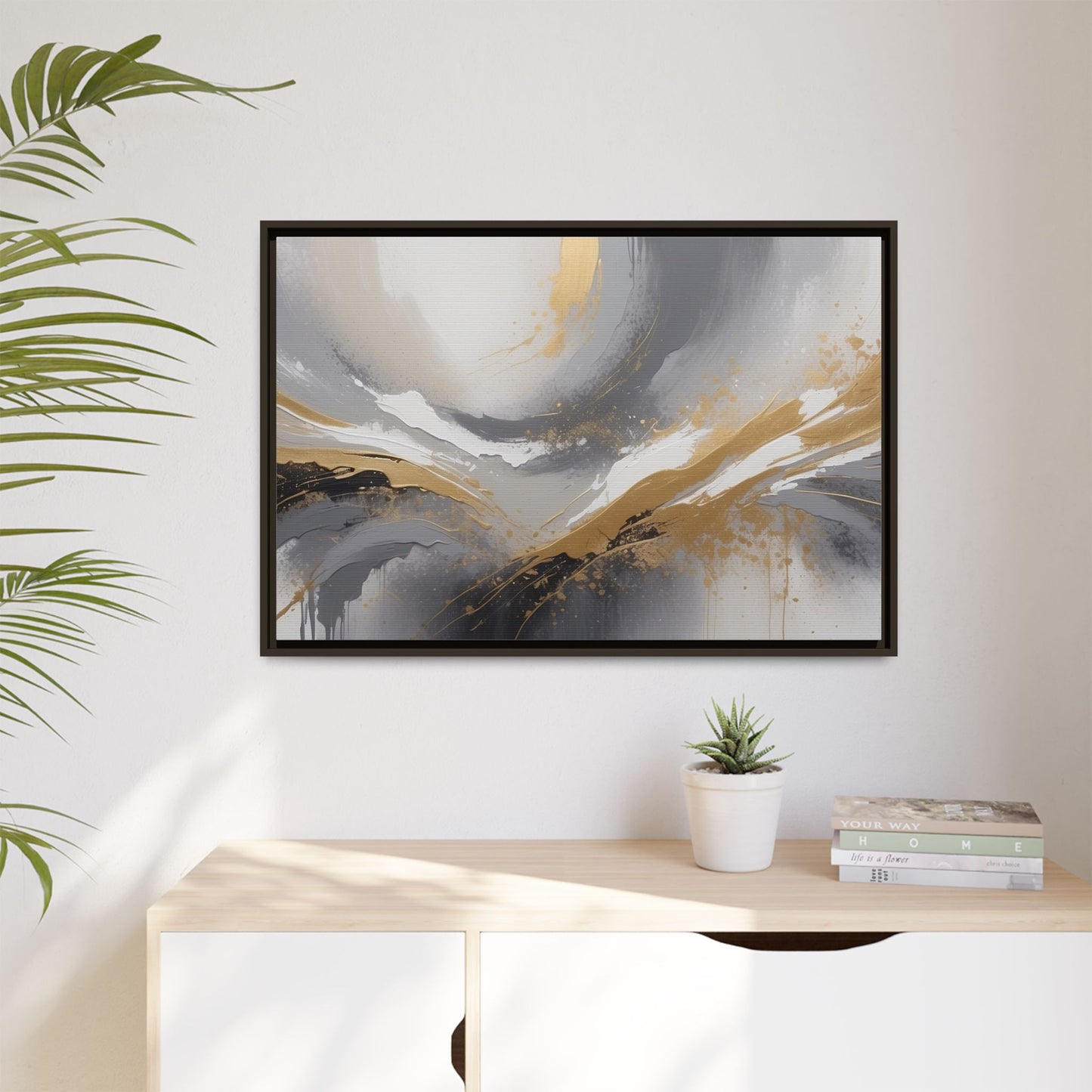Matte Canvas, Framed (Multi-color)