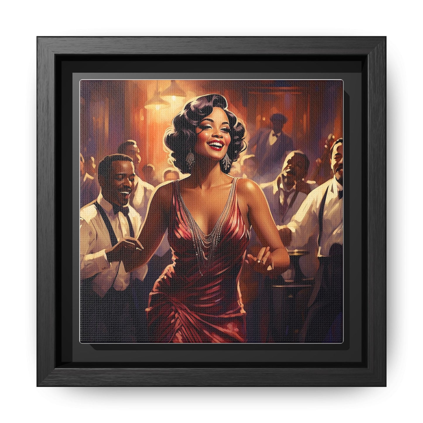 Matte Canvas, Framed (Multi-color)