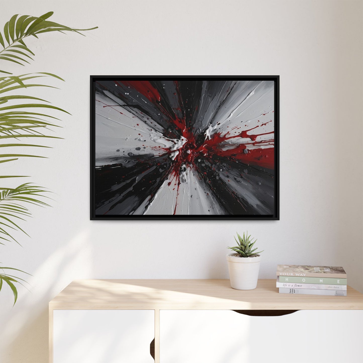 Matte Canvas, Framed (Multi-color)