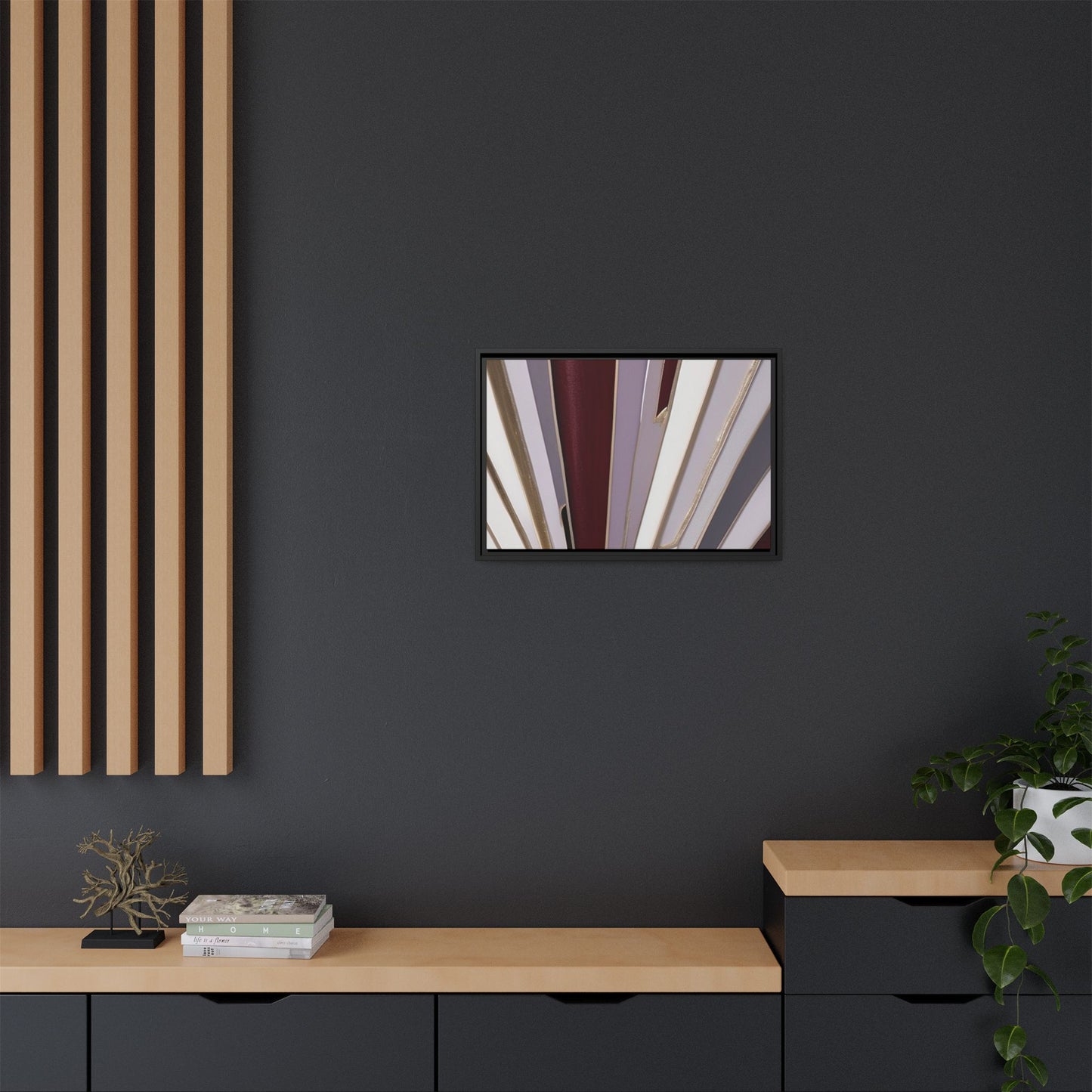 Matte Canvas, Framed (Multi-color)