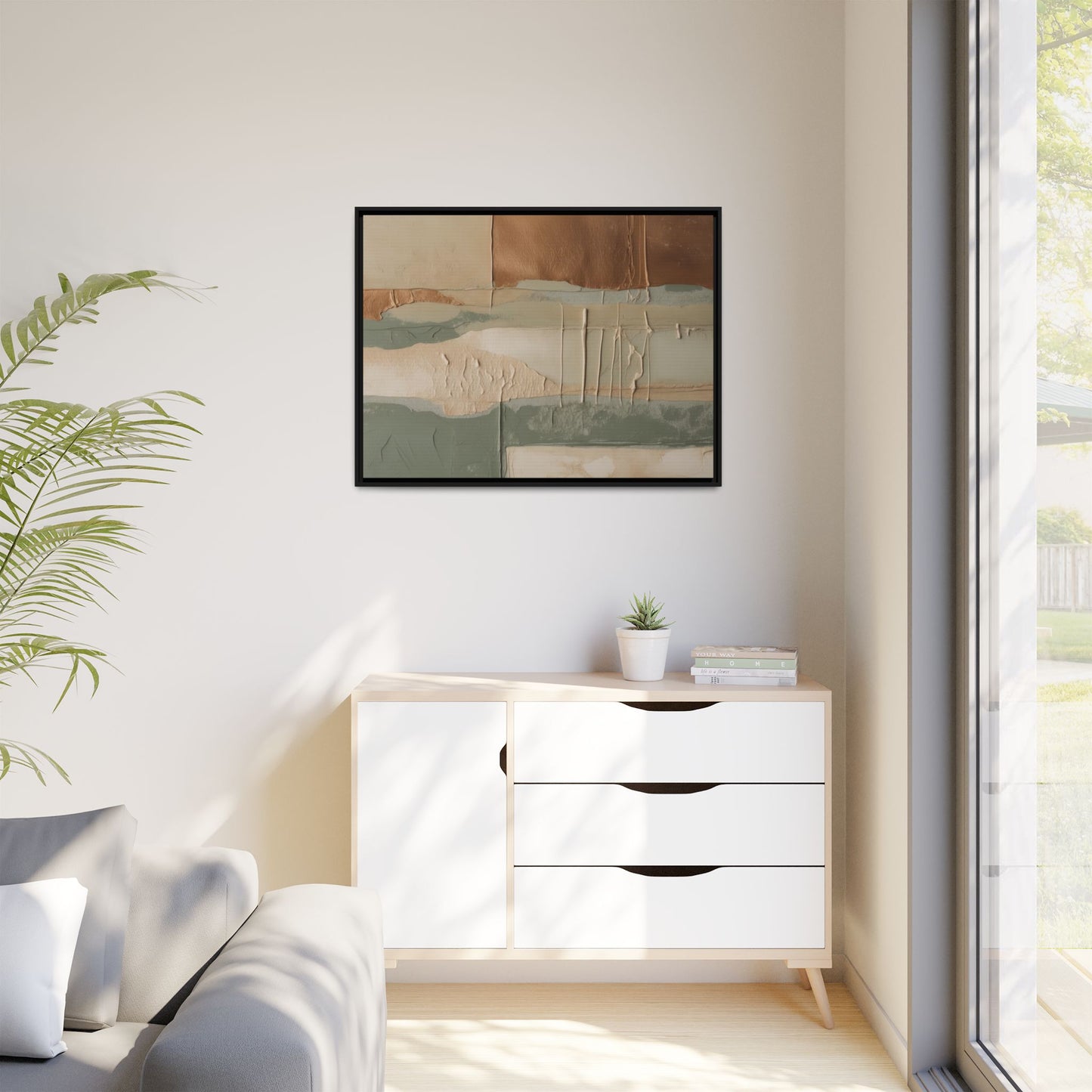 Matte Canvas, Framed (Multi-color)