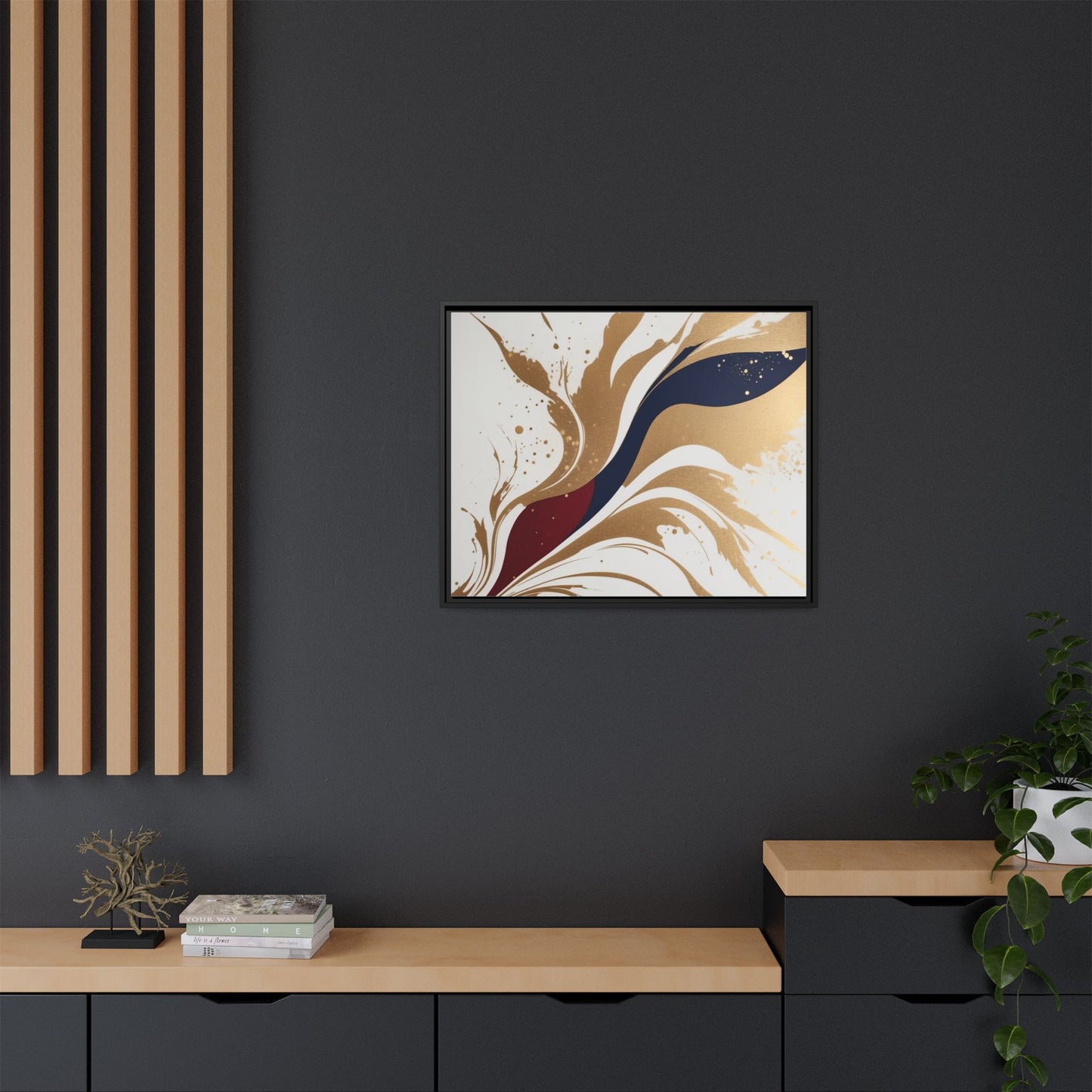 Matte Canvas, Framed (Multi-color)