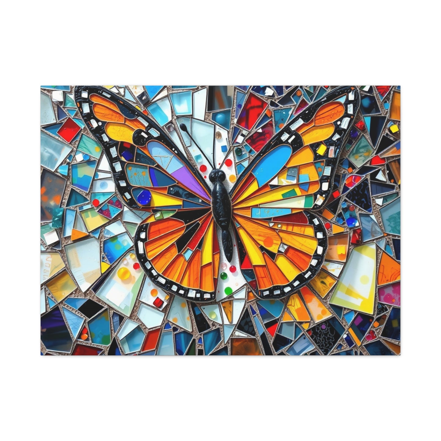 Wings of Renewal: Mosaic Butterfly Dream