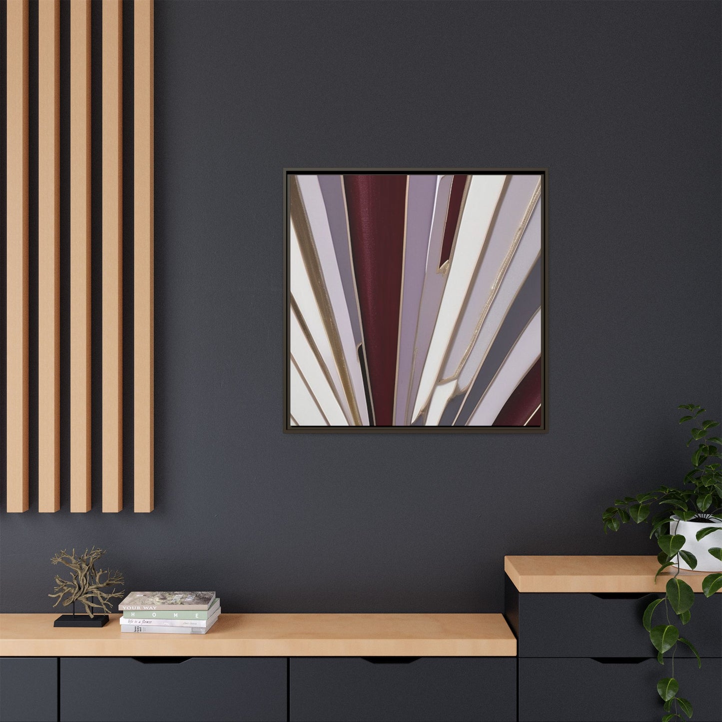 Matte Canvas, Framed (Multi-color)