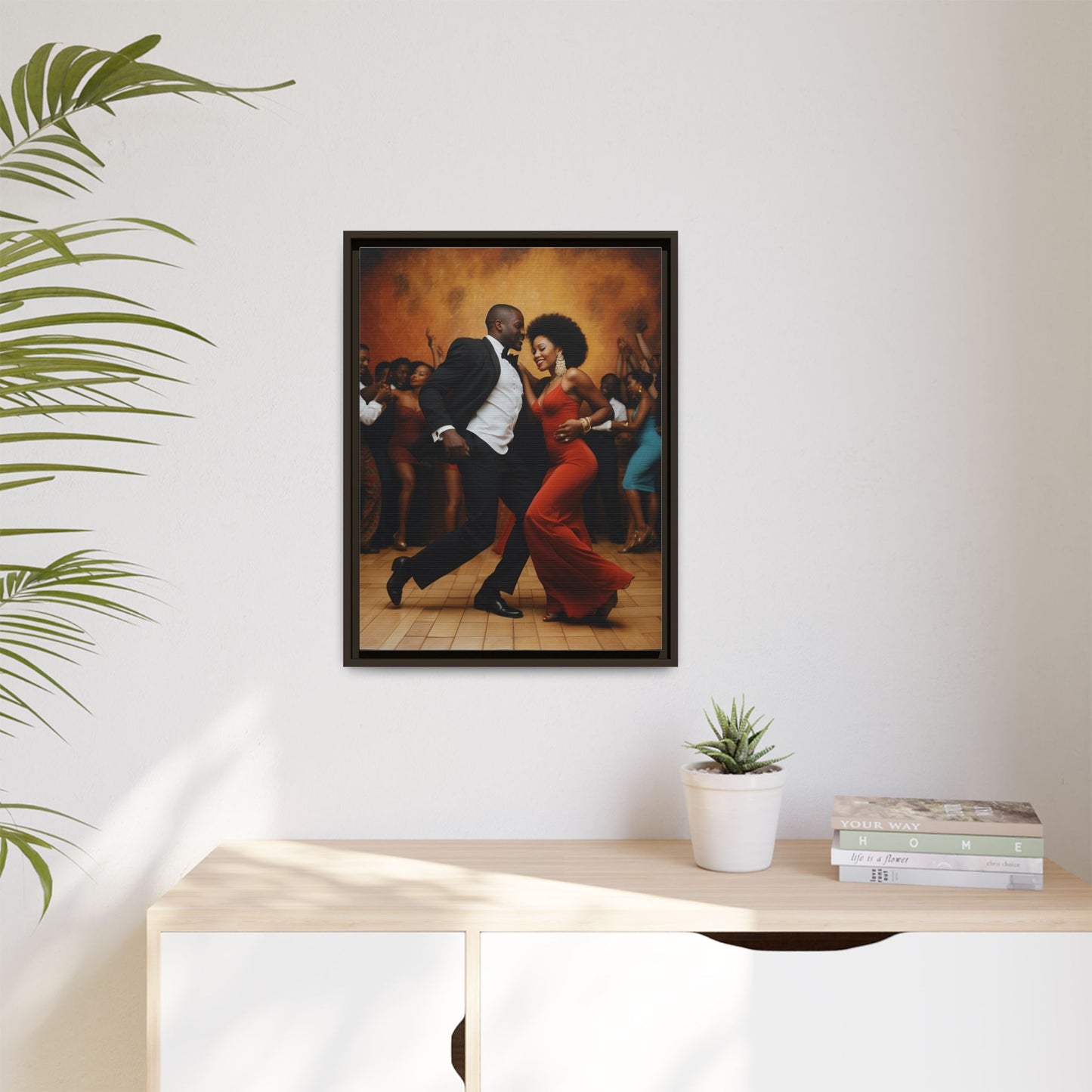 Matte Canvas, Framed (Multi-color)