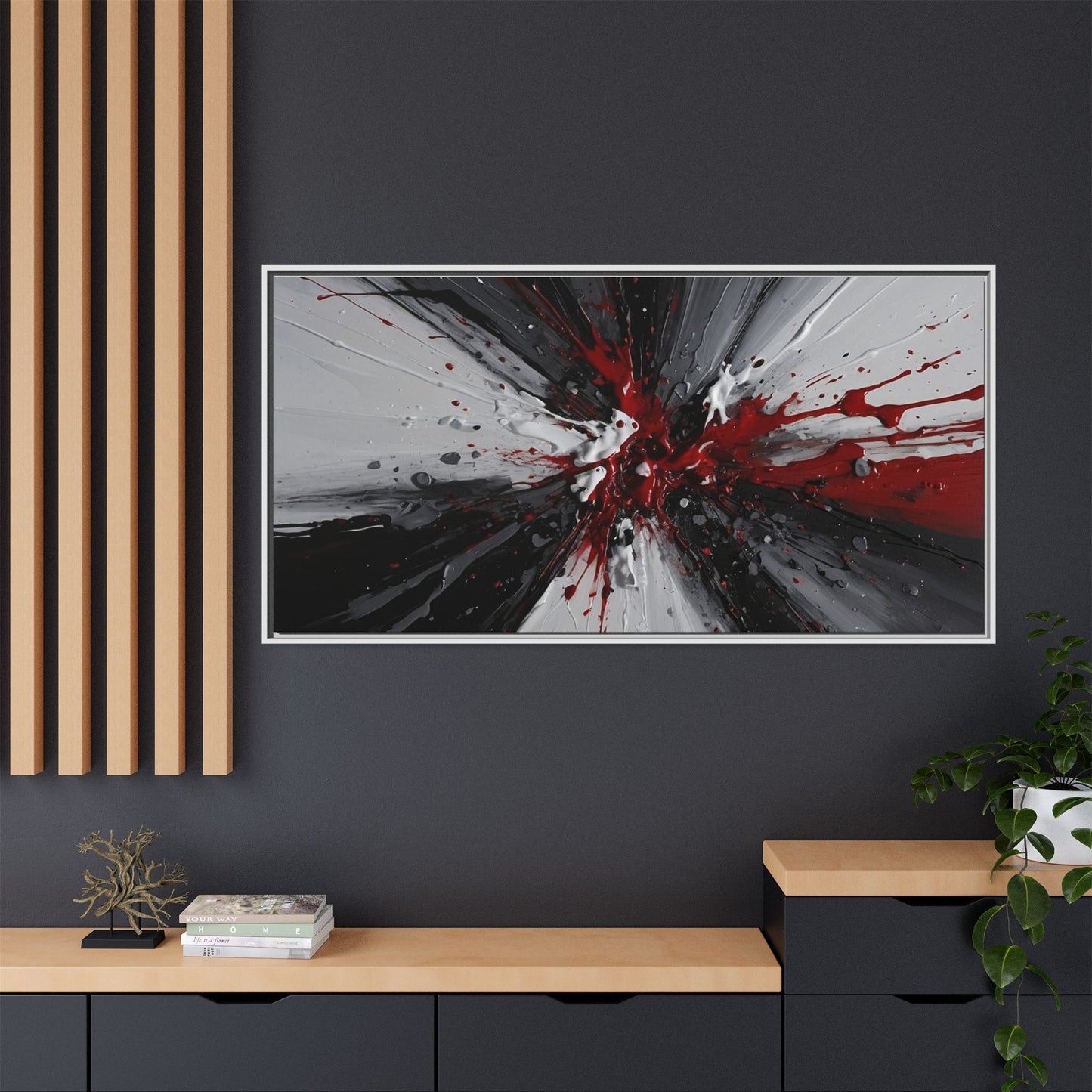 Matte Canvas, Framed (Multi-color)