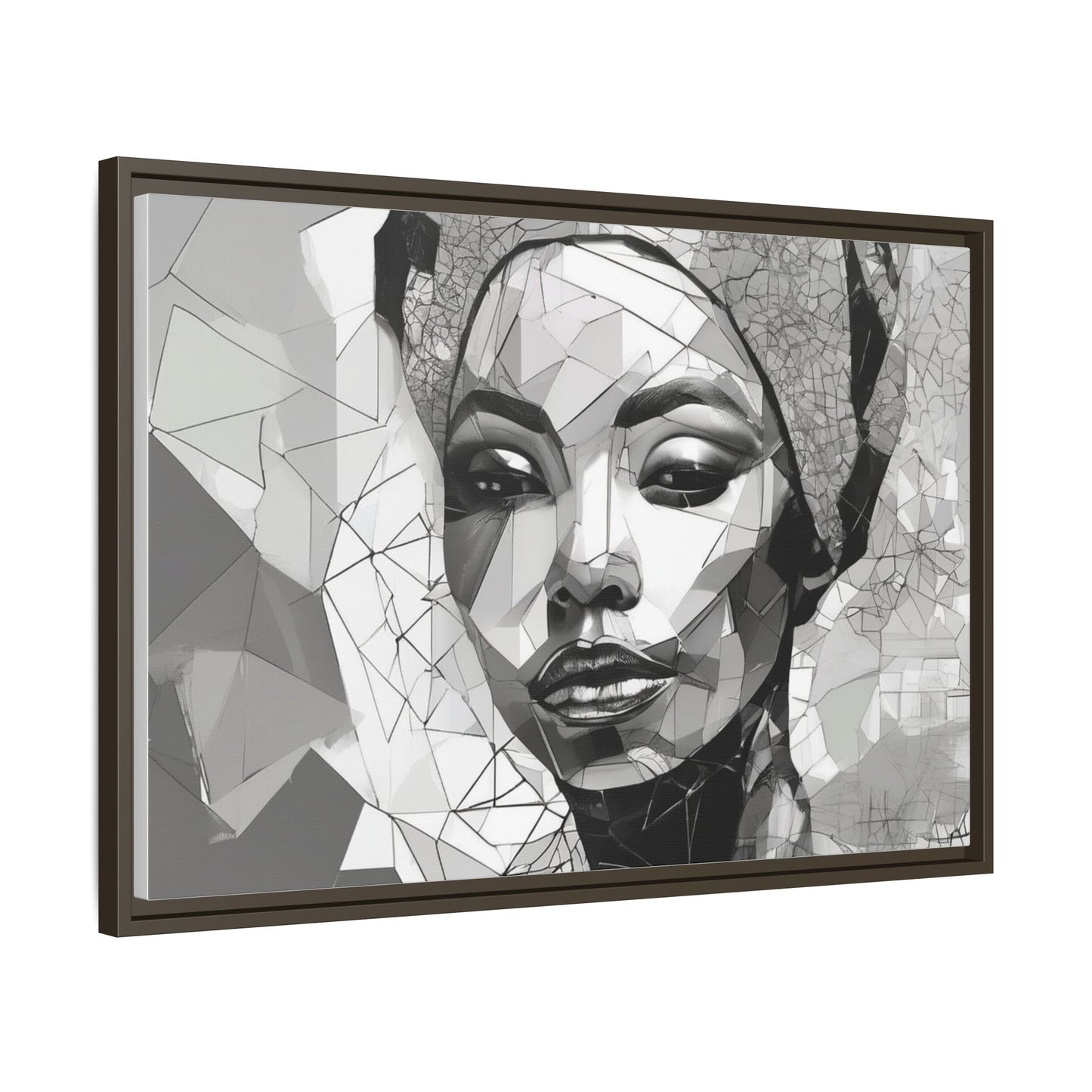 Fractured Grace: Portrait in Prism