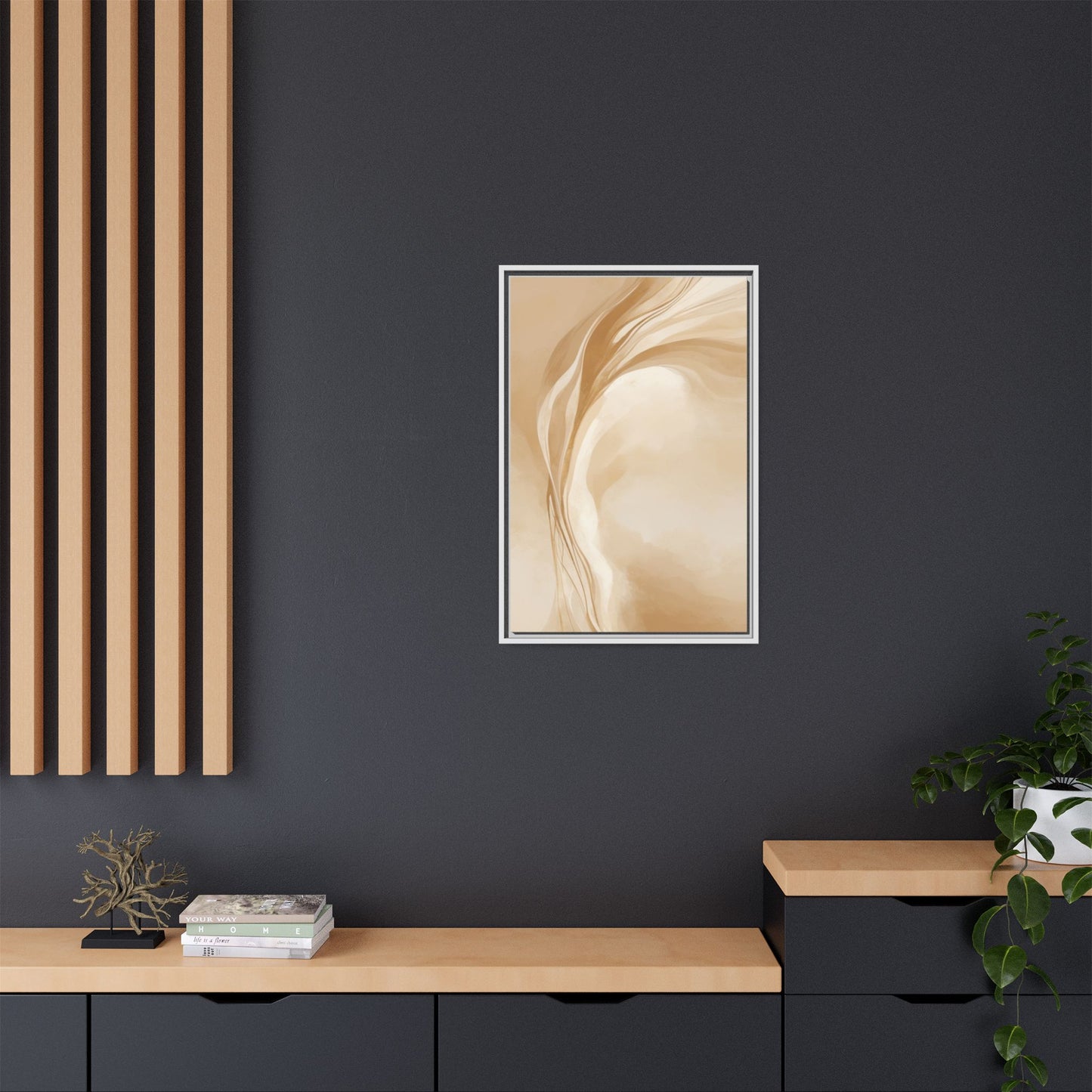 Matte Canvas, Framed (Multi-color)