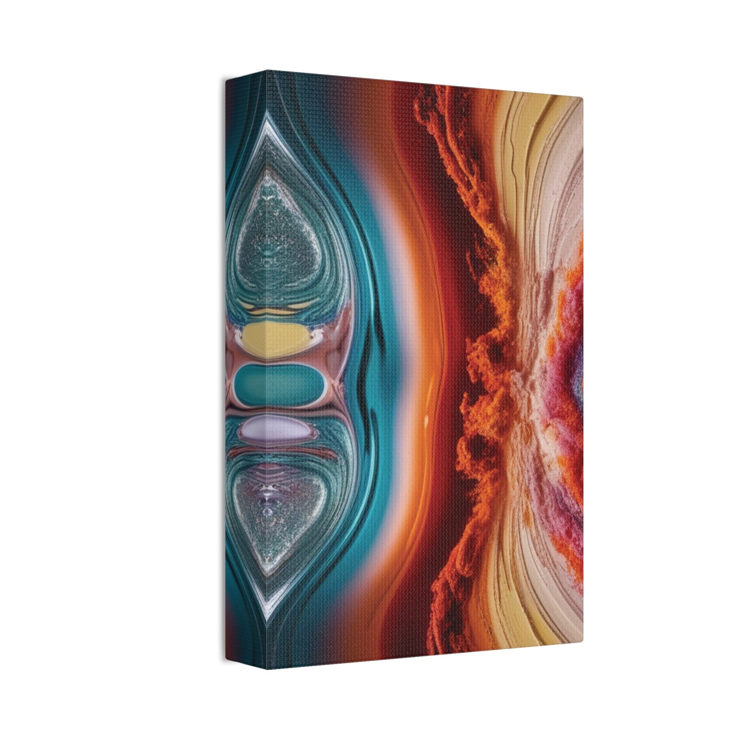 Stunning Abstract Canvas Art - 15" Stretched Wall Decor