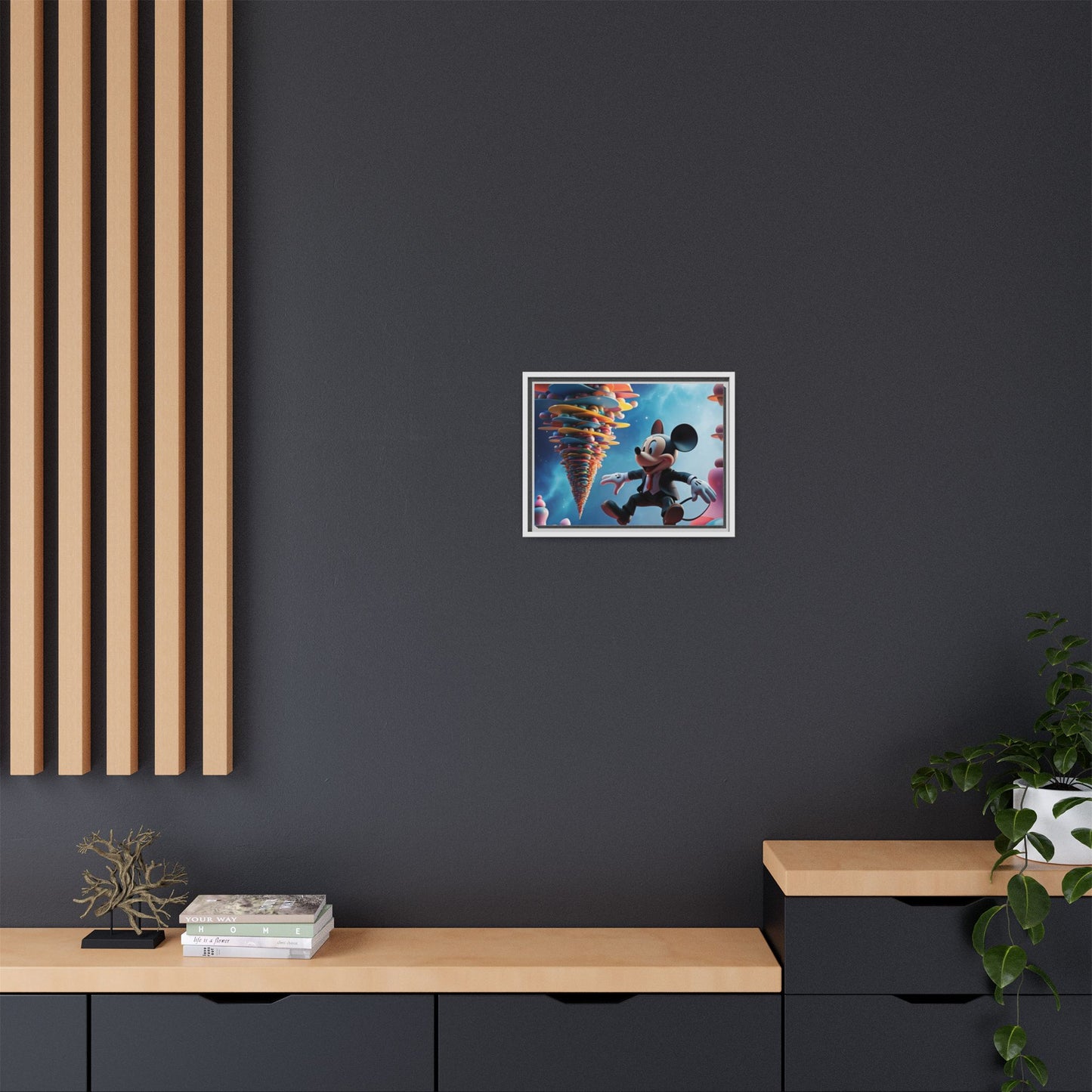 Matte Canvas, Framed (Multi-color)