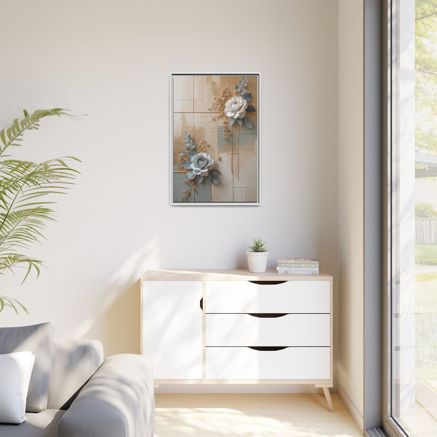 Matte Canvas, Framed (Multi-color)