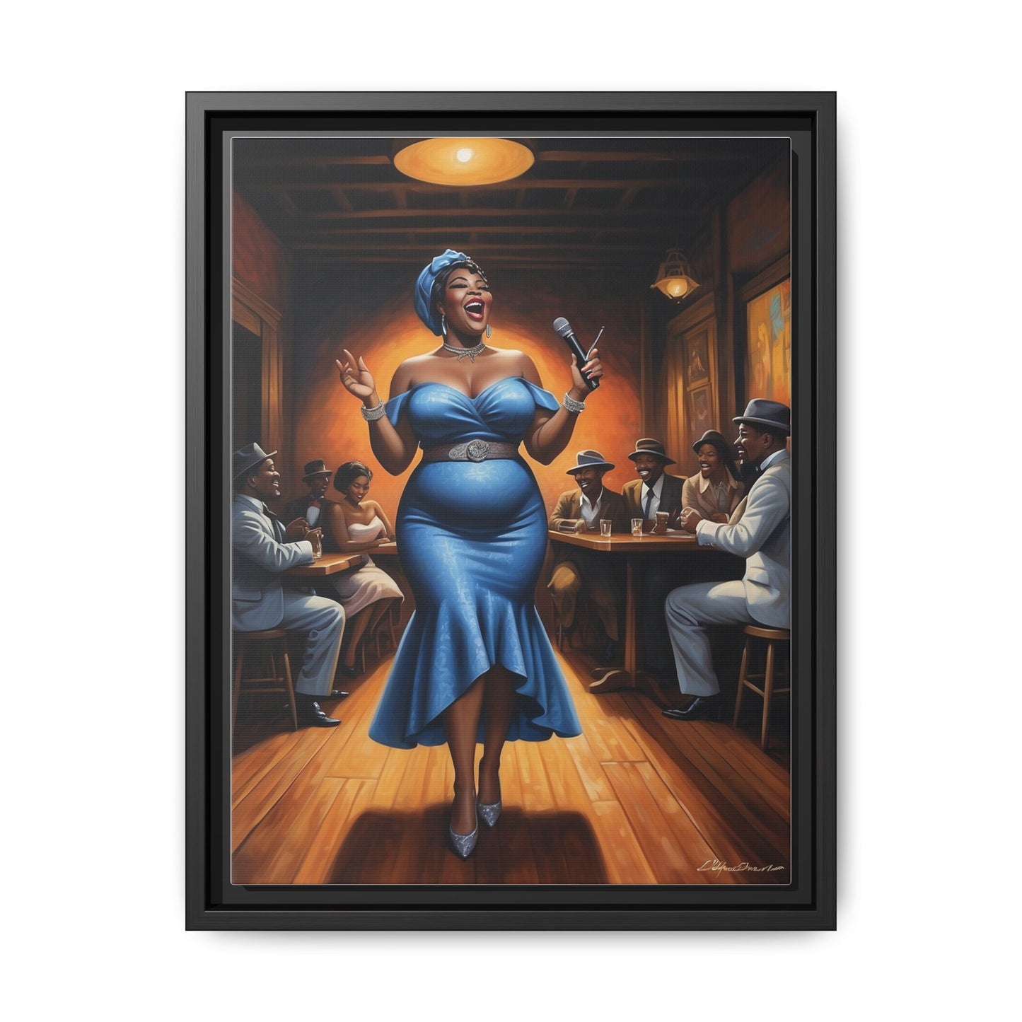 Matte Canvas, Framed (Multi-color)