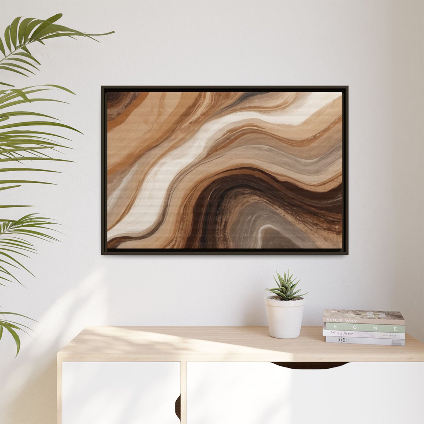 Matte Canvas, Framed (Multi-color)