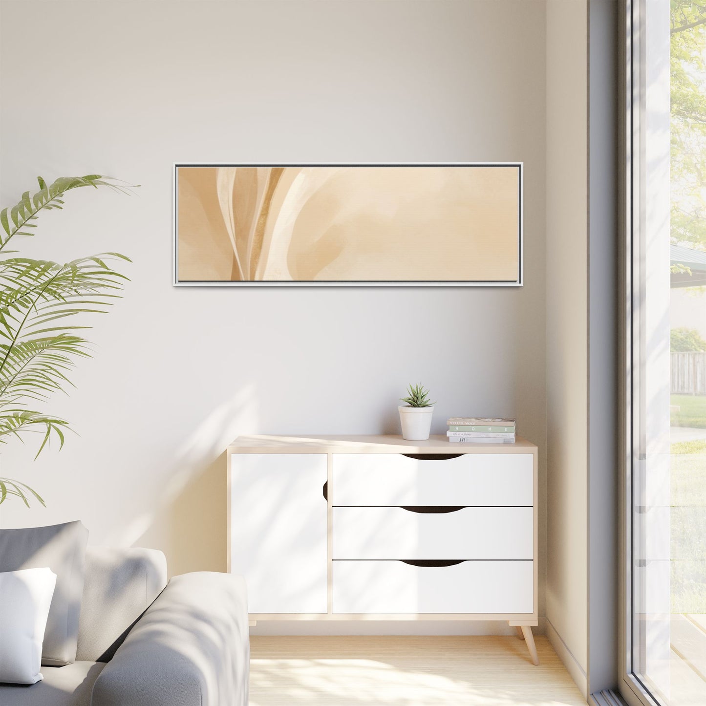 Matte Canvas, Framed (Multi-color)