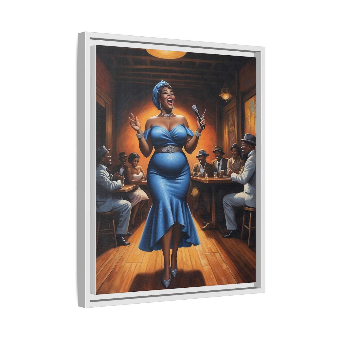 Matte Canvas, Framed (Multi-color)