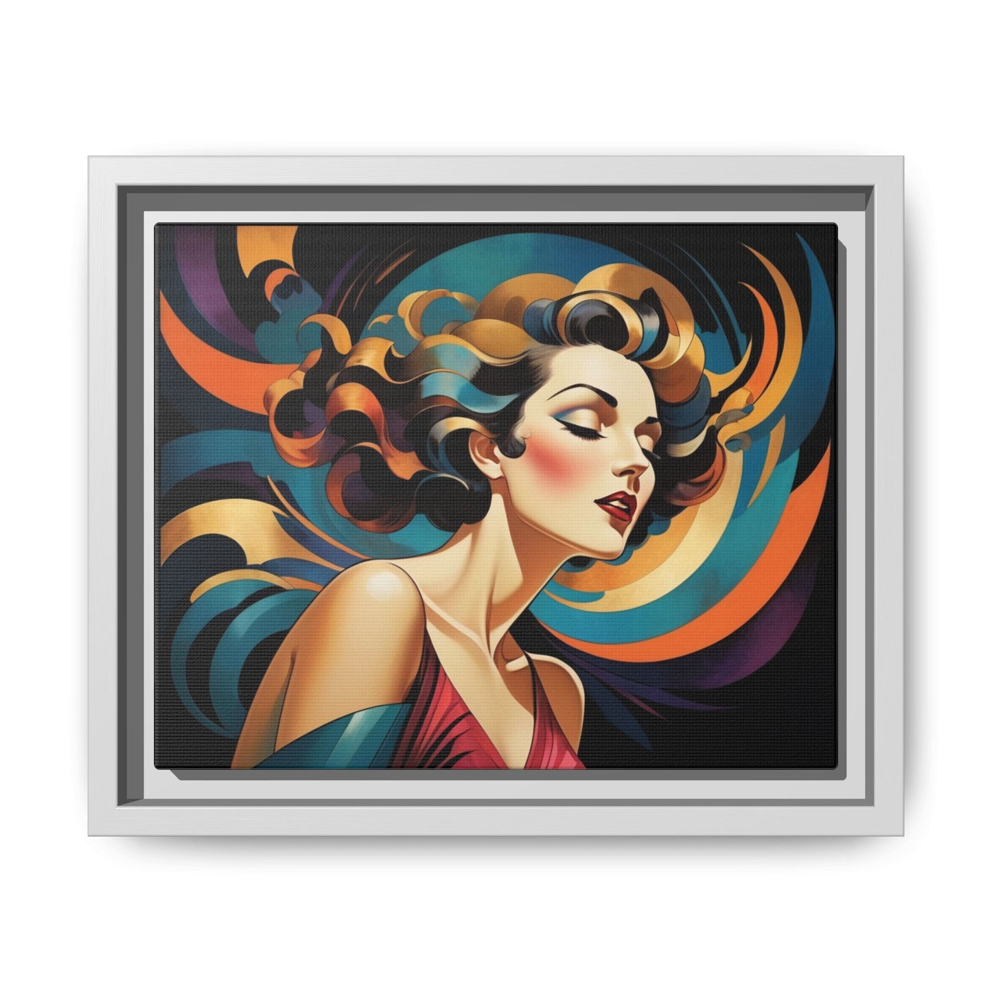 Matte Canvas, Framed (Multi-color)
