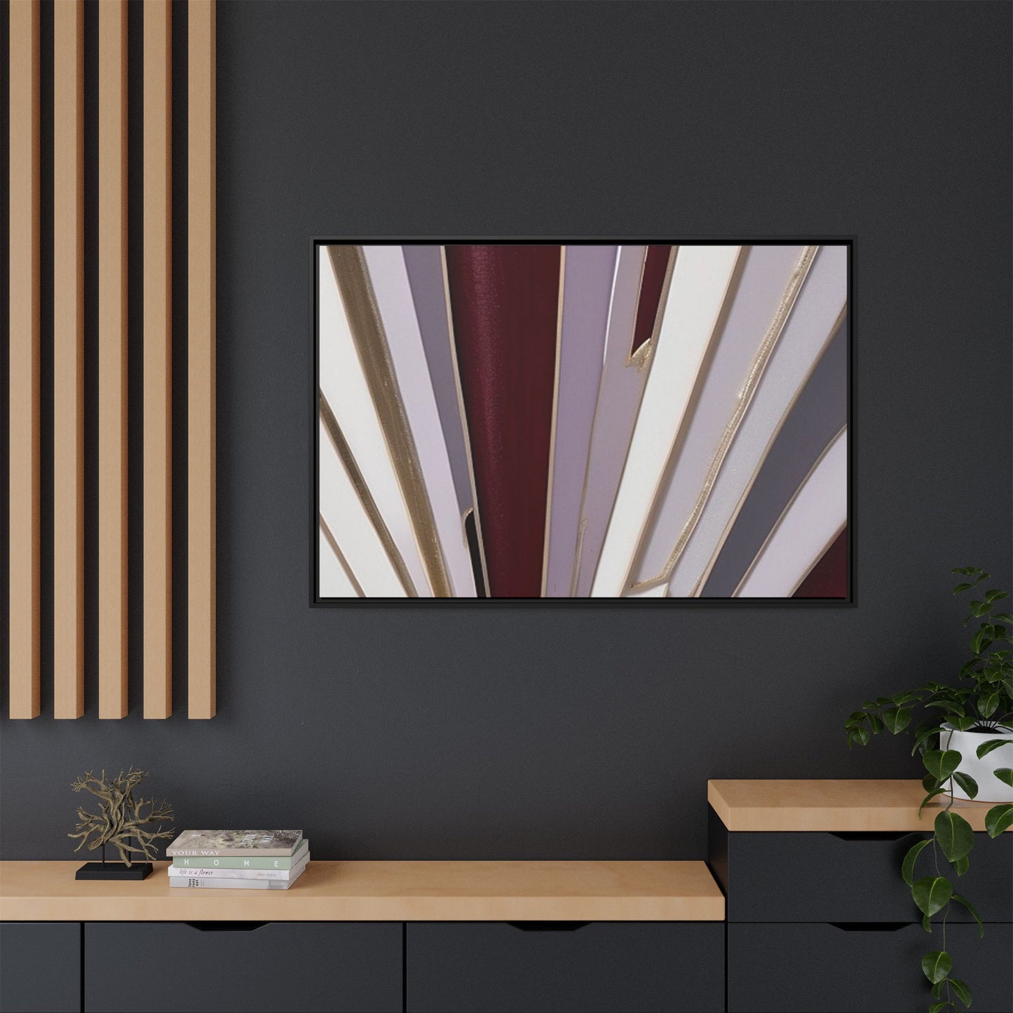 Matte Canvas, Framed (Multi-color)