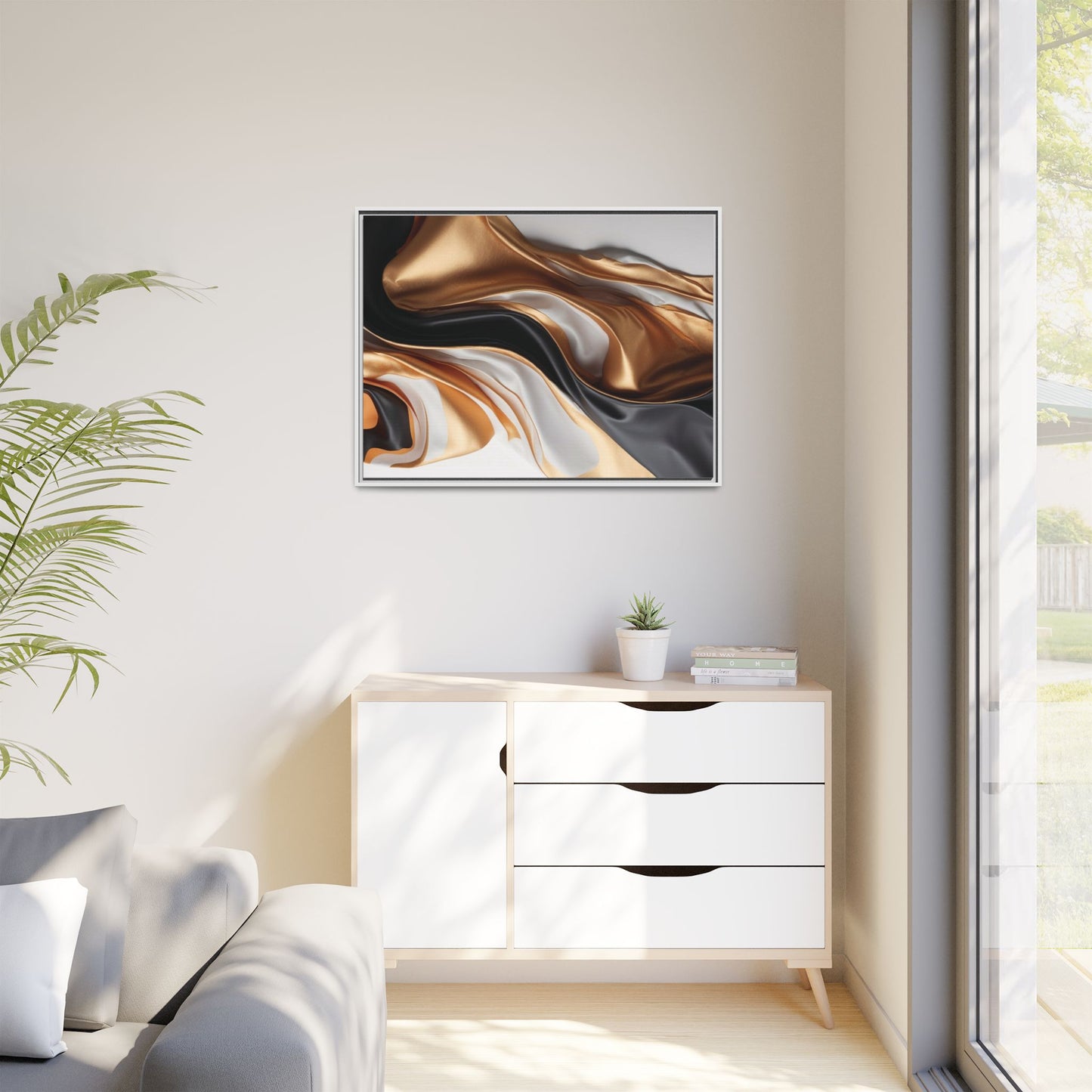 Matte Canvas, Framed (Multi-color)