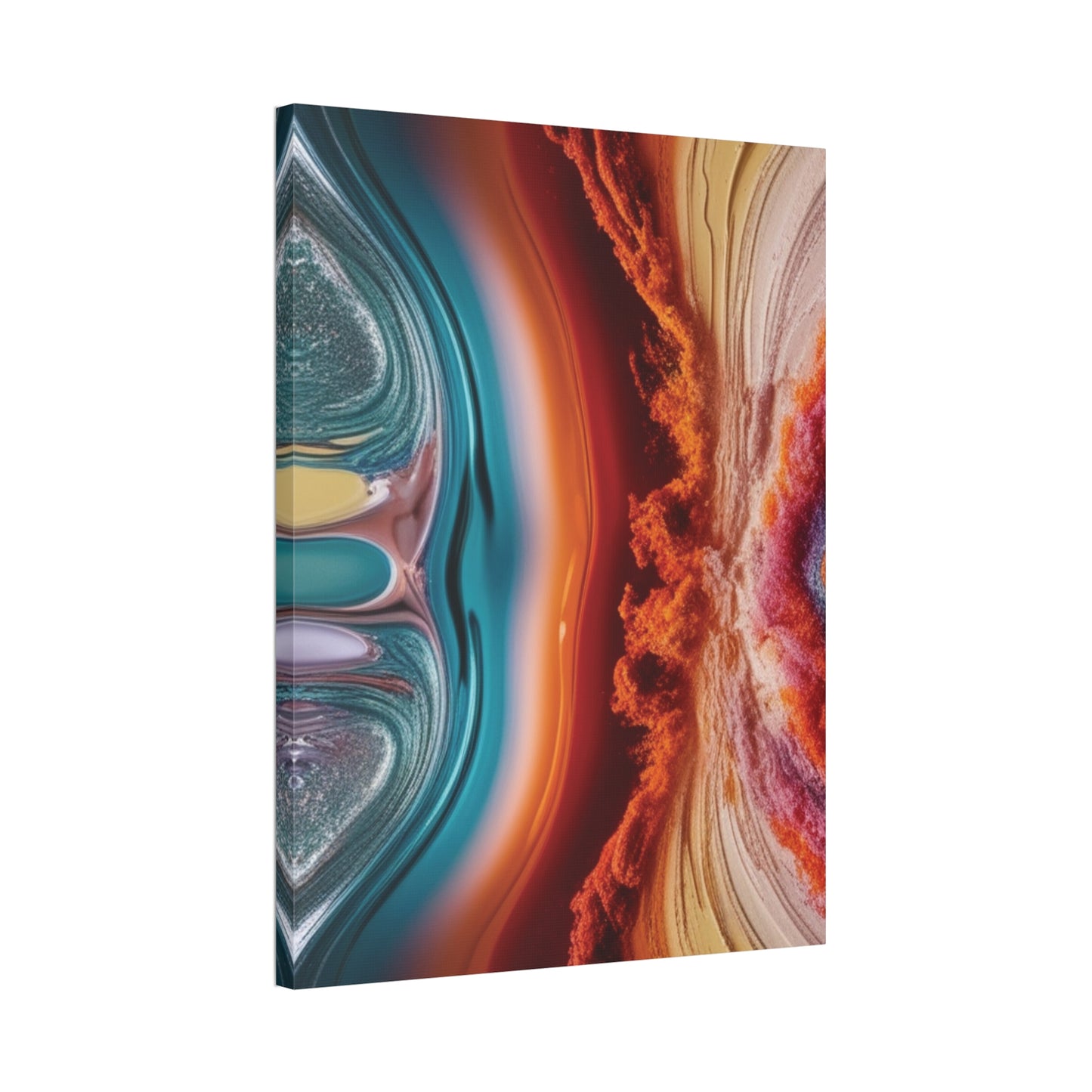 Stunning Abstract Canvas Art - 15" Stretched Wall Decor
