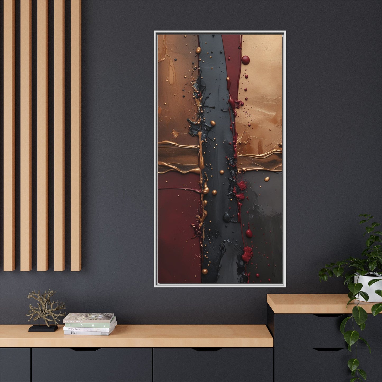 Matte Canvas, Framed (Multi-color)