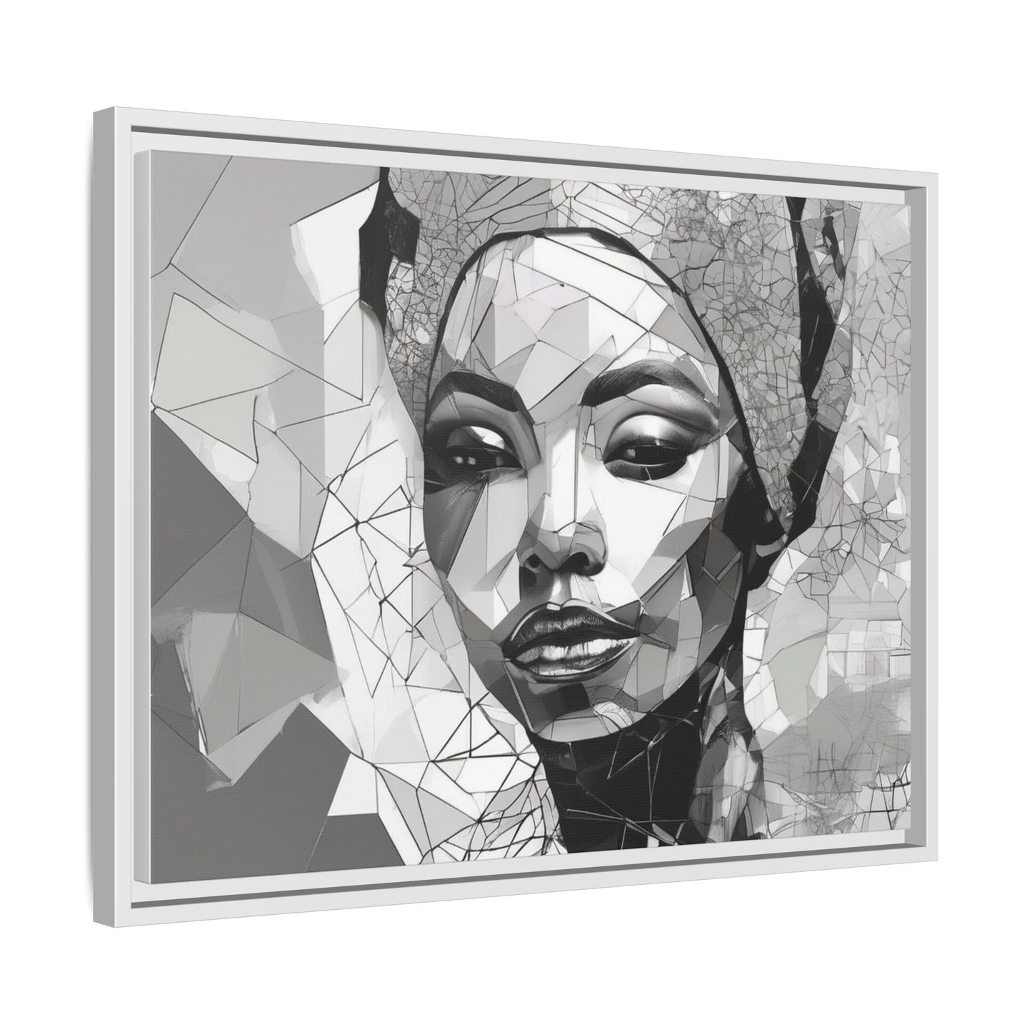 Fractured Grace: Portrait in Prism