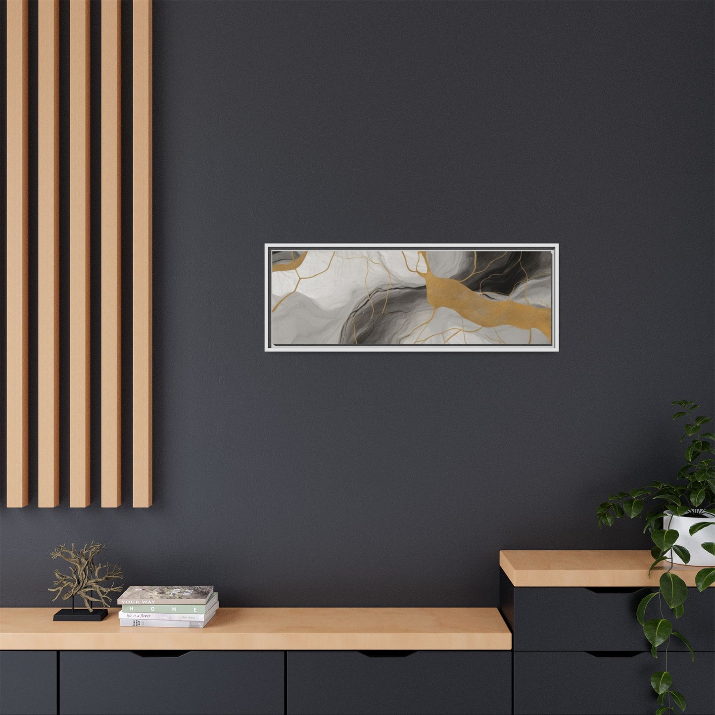 Matte Canvas, Framed (Multi-color)