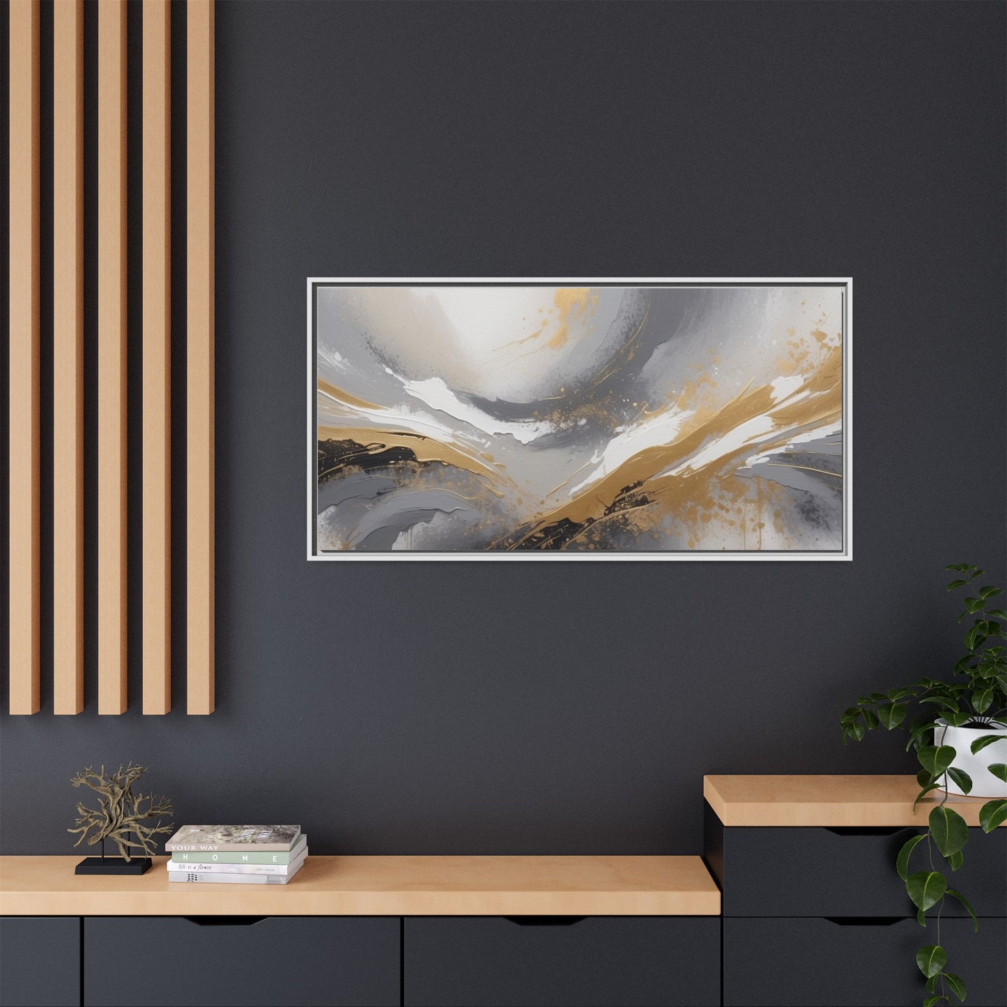 Matte Canvas, Framed (Multi-color)