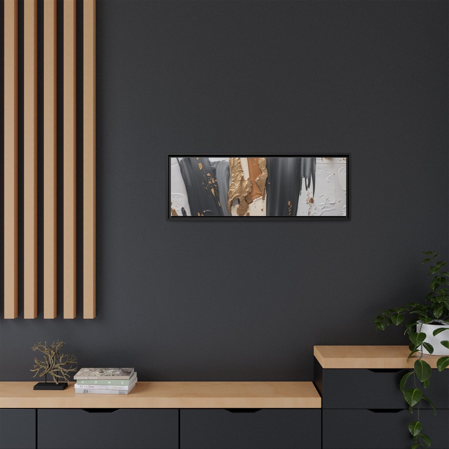 Matte Canvas, Framed (Multi-color)