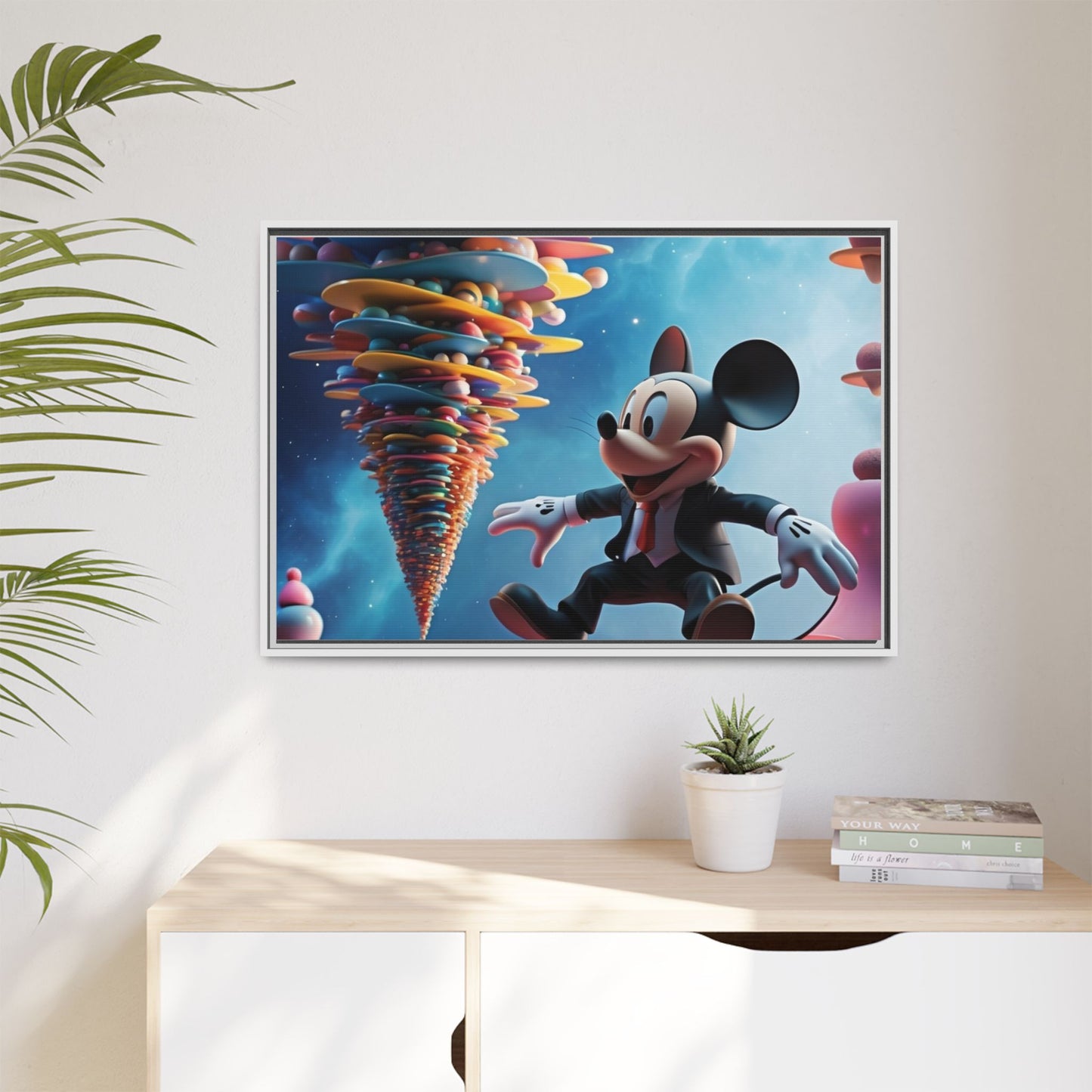 Matte Canvas, Framed (Multi-color)