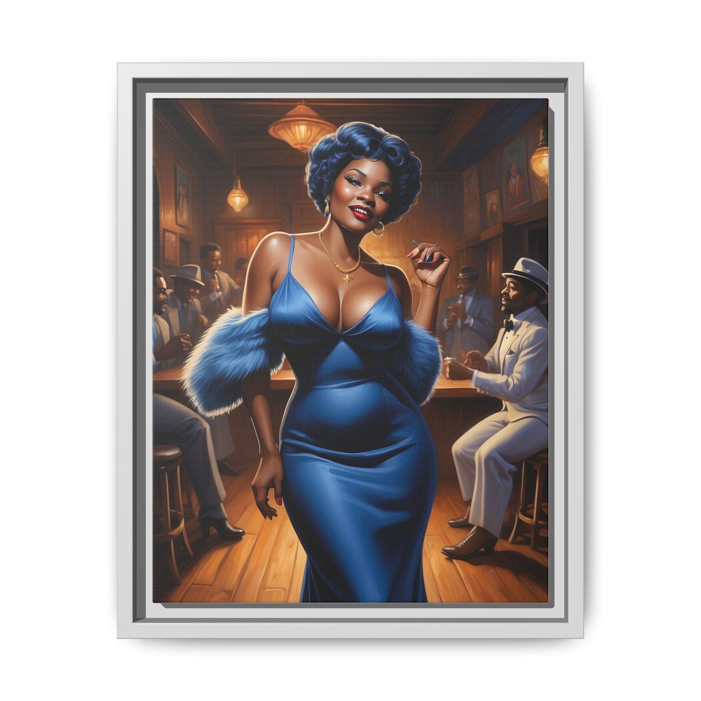 Matte Canvas, Framed (Multi-color)