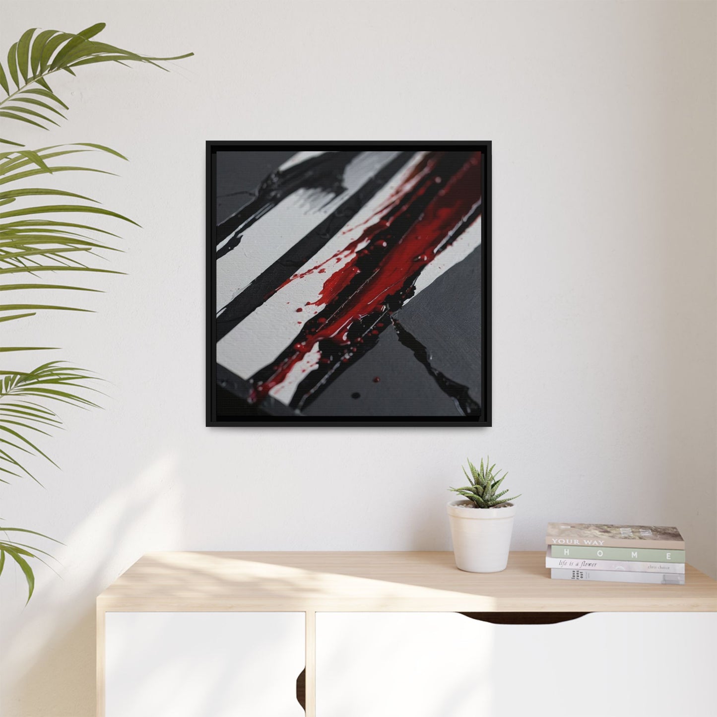 Matte Canvas, Framed (Multi-color)