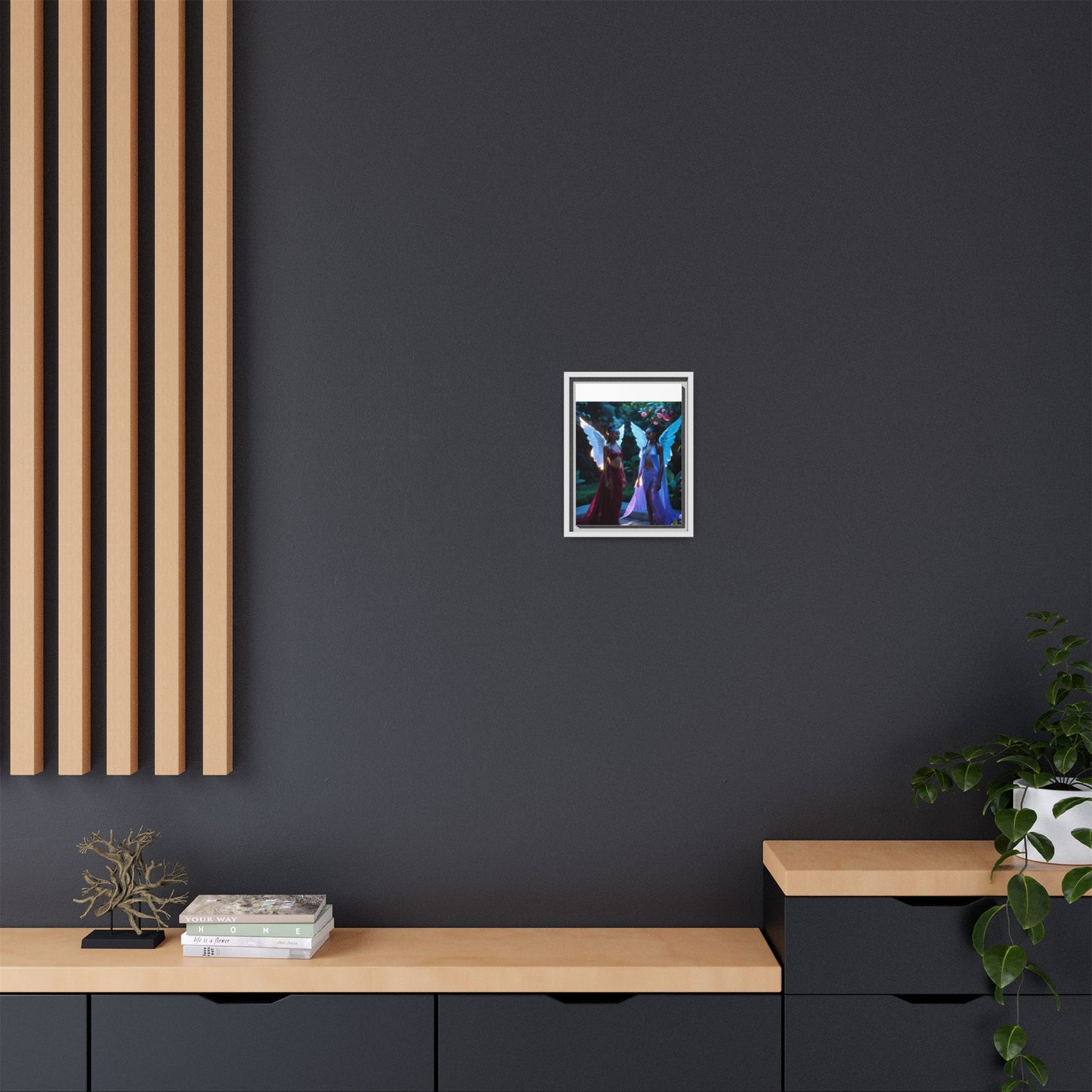 Matte Canvas, Framed (Multi-color)