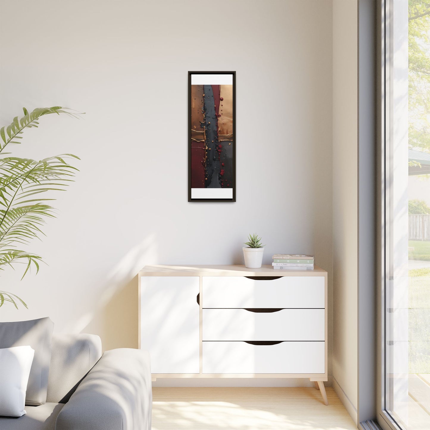 Matte Canvas, Framed (Multi-color)