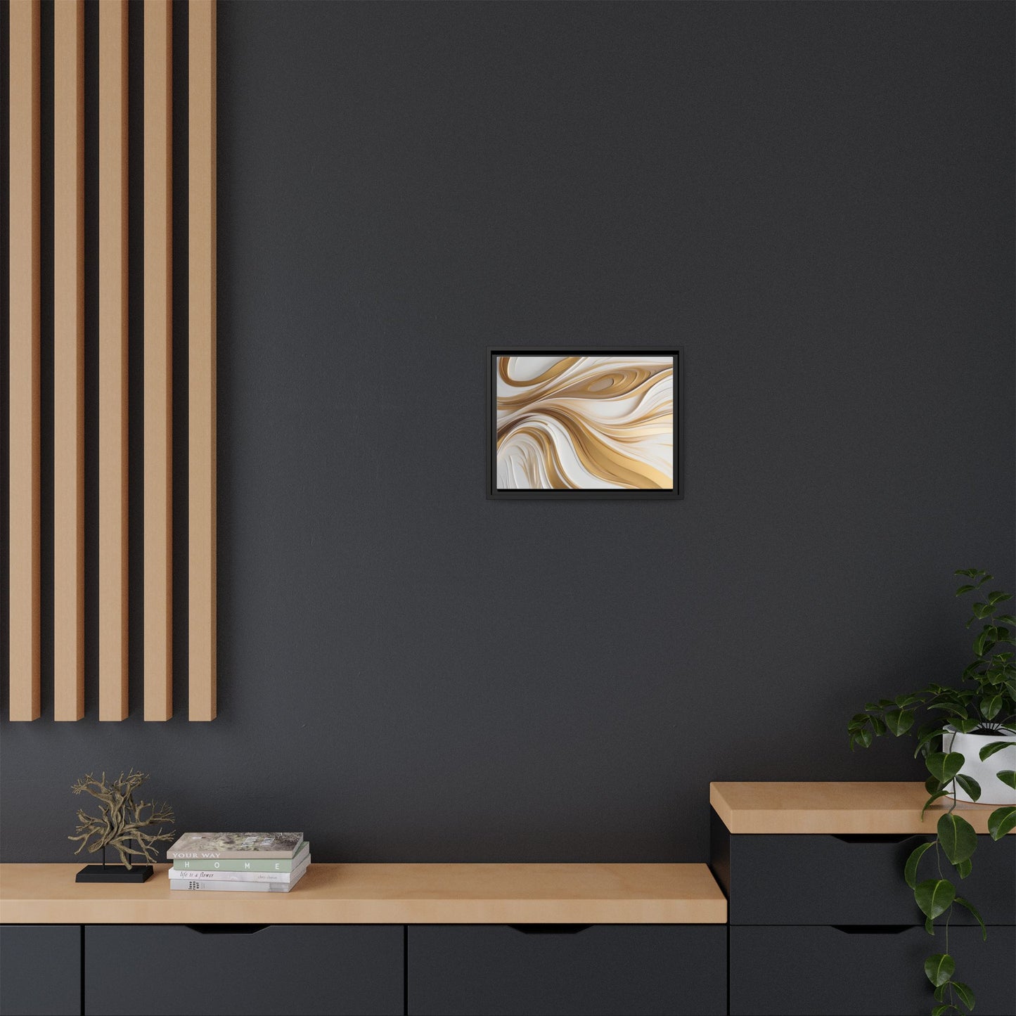 Matte Canvas, Framed (Multi-color)